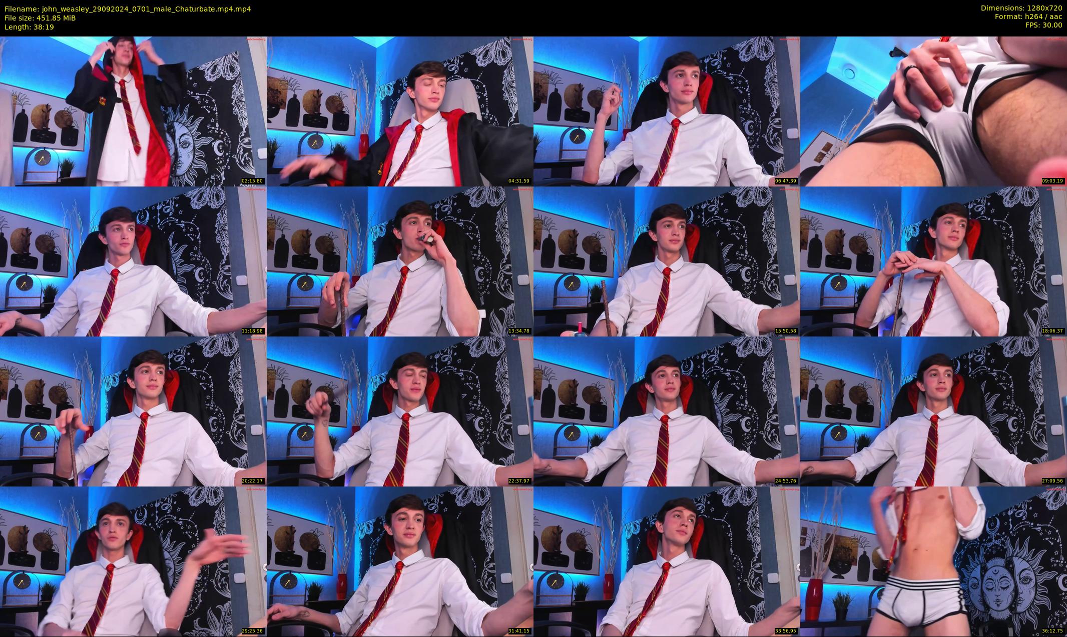 john_weasley — 39 minute Chaturbate male cam show recording, 720p, Sep 29, 2024