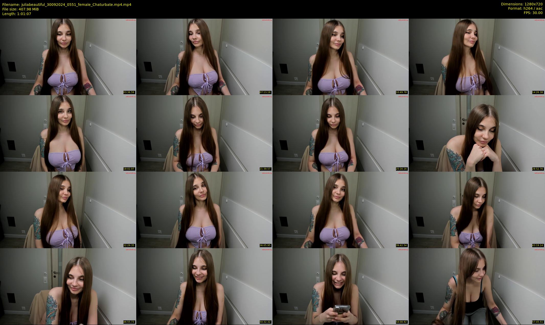 juliabeautiful — 62 minute Chaturbate female cam show recording, 720p, Sep 30, 2024