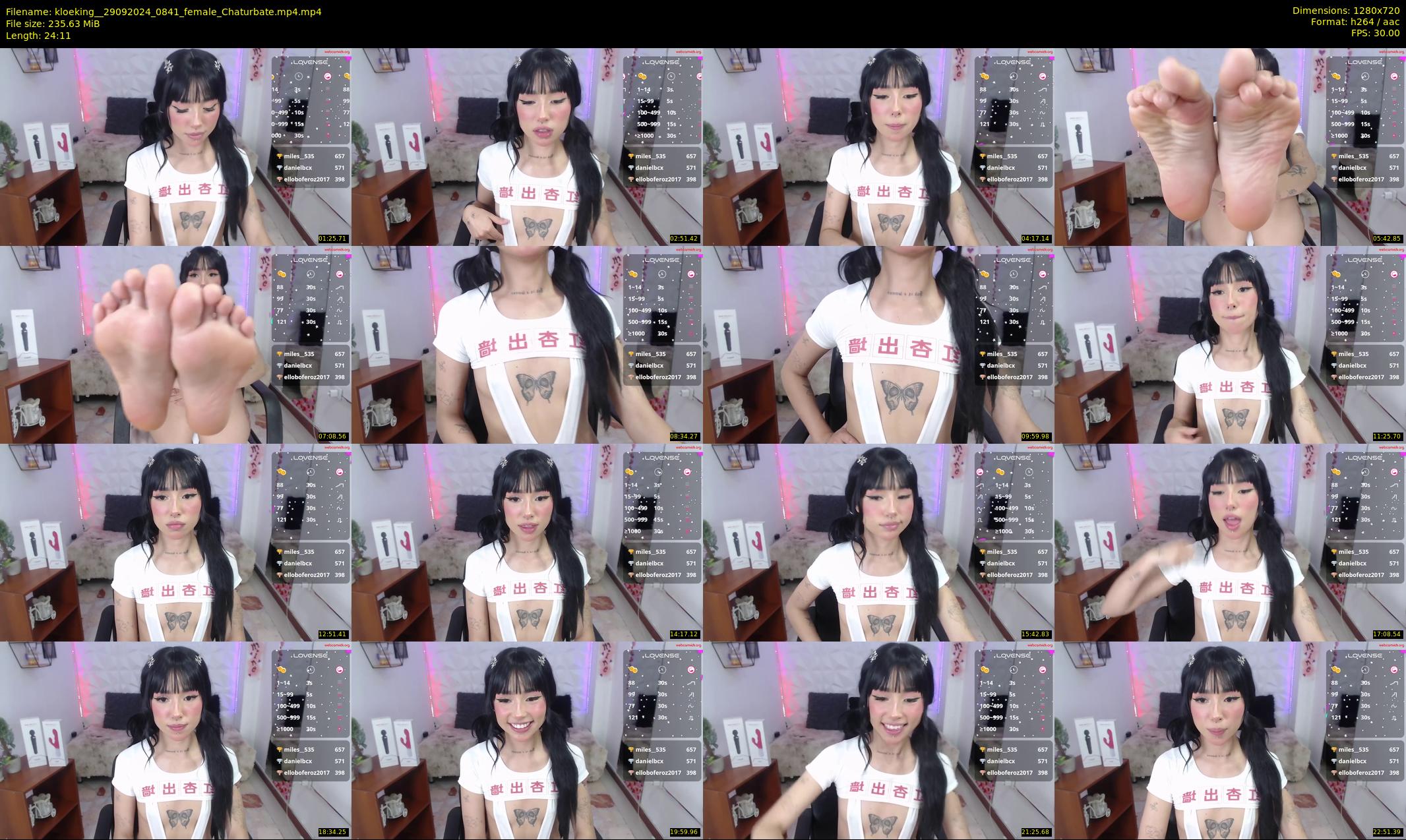 kloeking_ — 25 minute Chaturbate female cam show recording, 720p, Sep 29, 2024