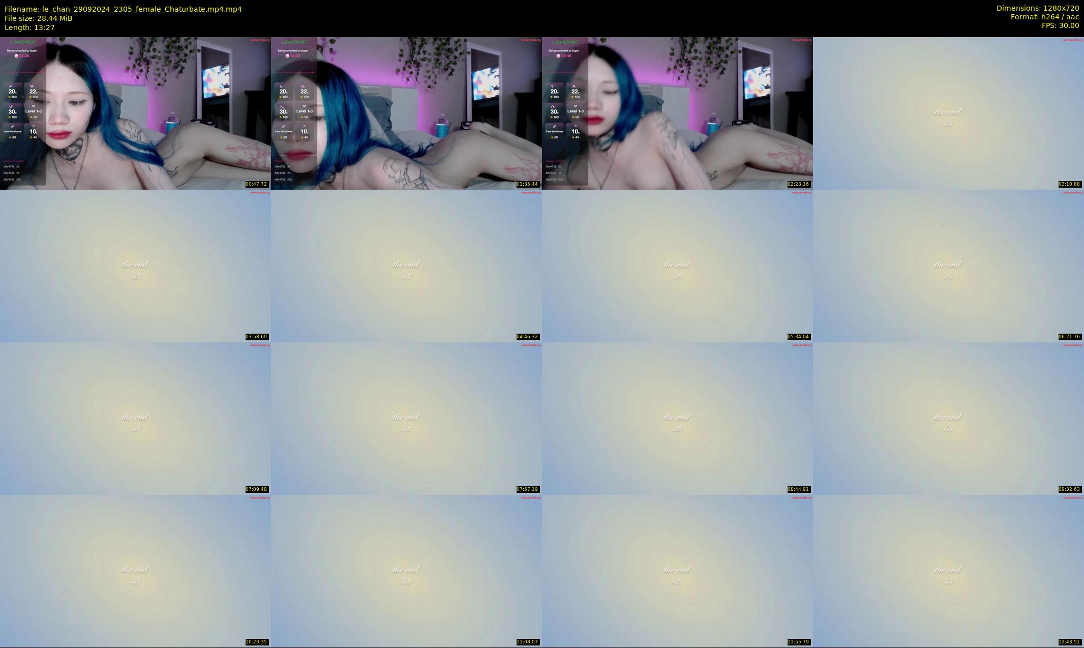 le_chan — 14 minute Chaturbate female cam show recording, 720p, Sep 29, 2024