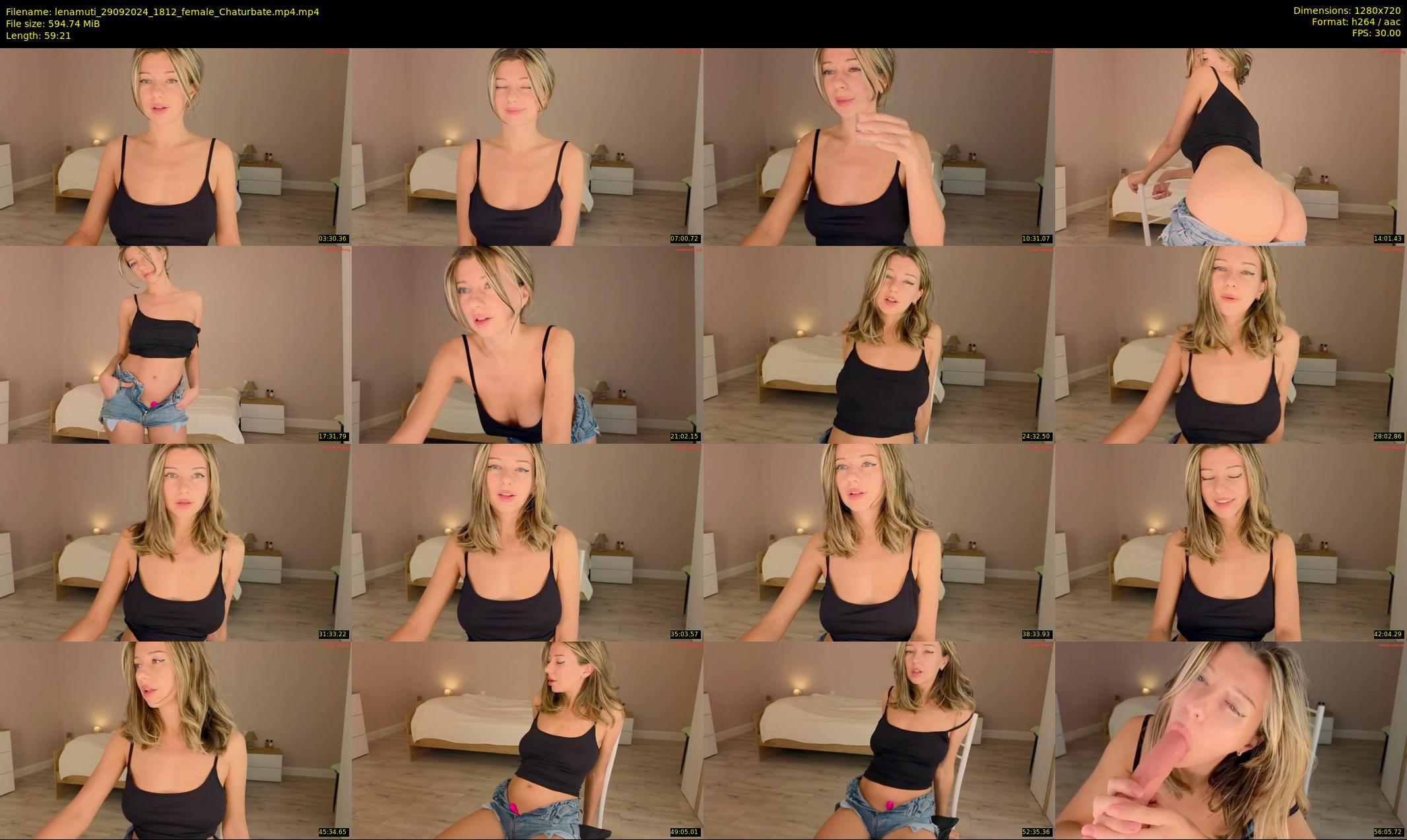 lenamuti — 60 minute Chaturbate female cam show recording, 720p, Sep 29, 2024