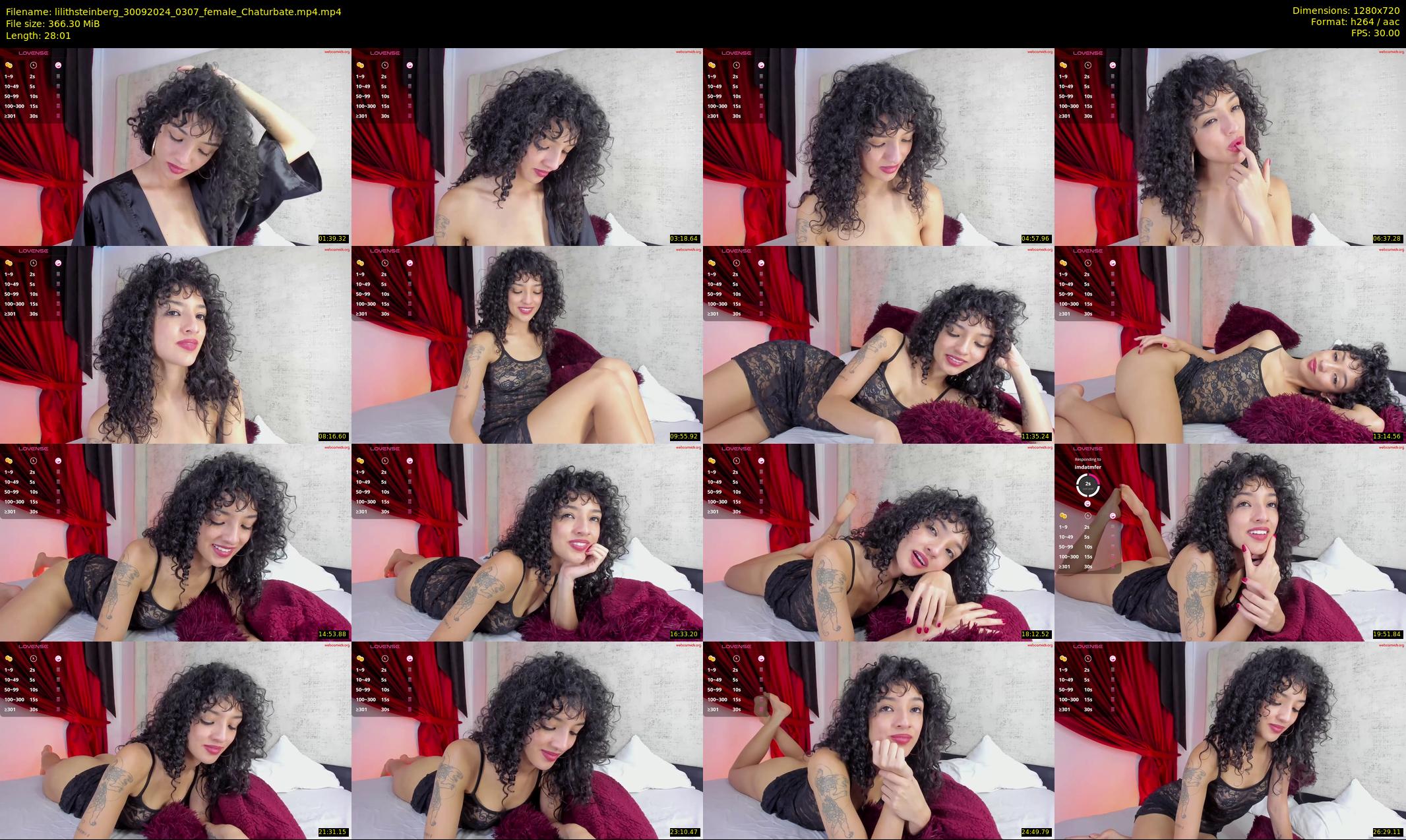 lilithsteinberg — 29 minute Chaturbate female cam show recording, 720p, Sep 30, 2024