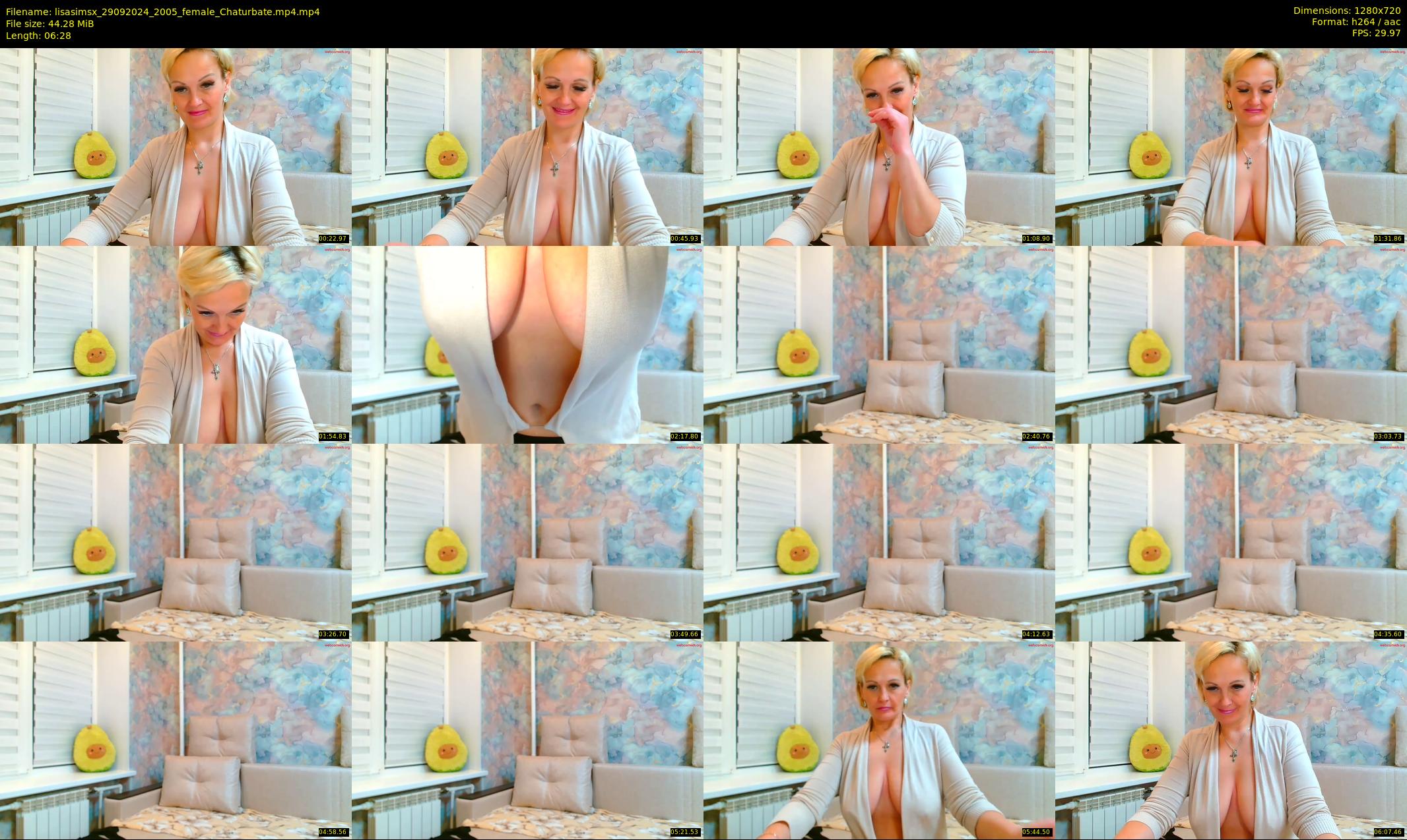 lisasimsx — 7 minute Chaturbate female cam show recording, 720p, Sep 29, 2024