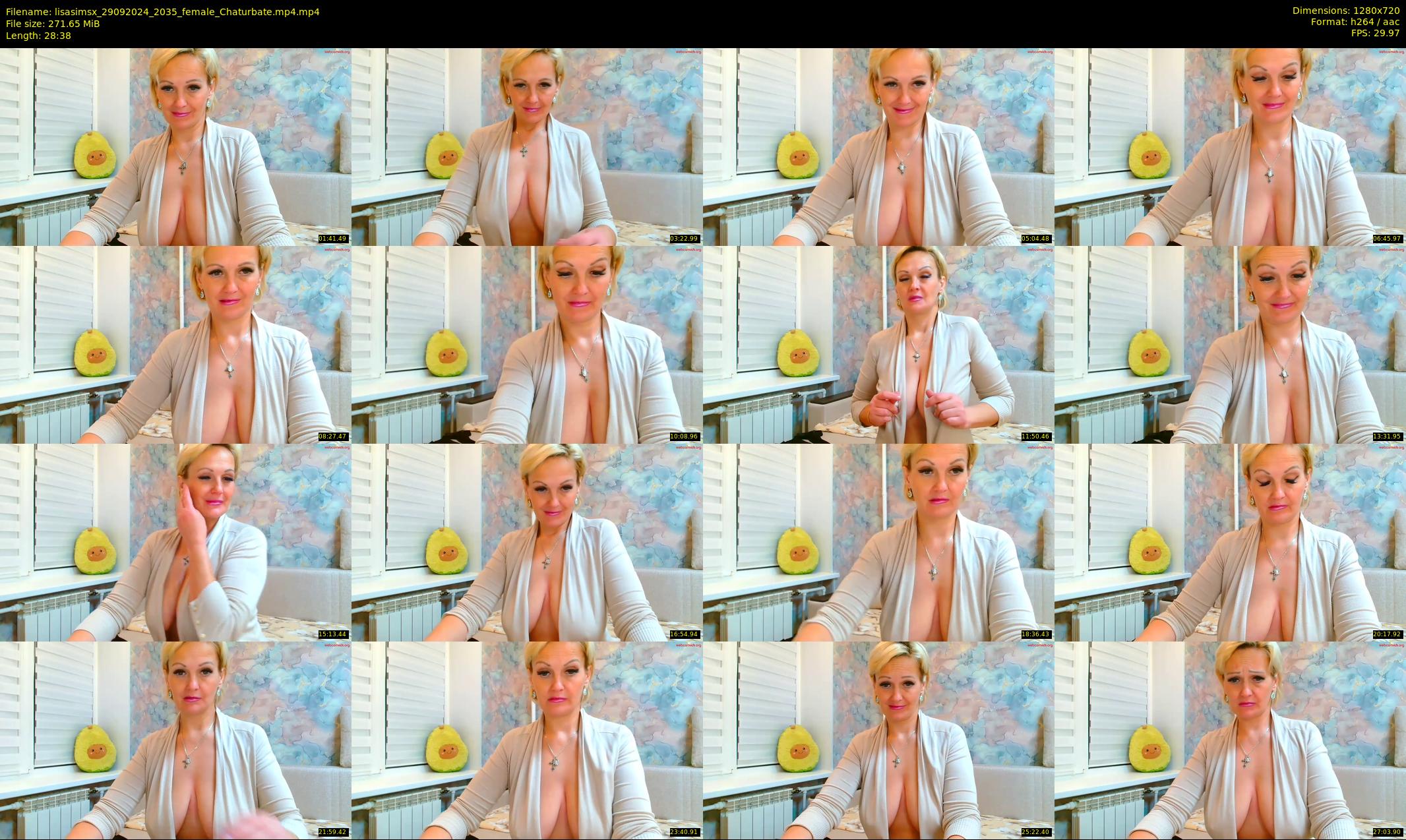 lisasimsx — 29 minute Chaturbate female cam show recording, 720p, Sep 29, 2024
