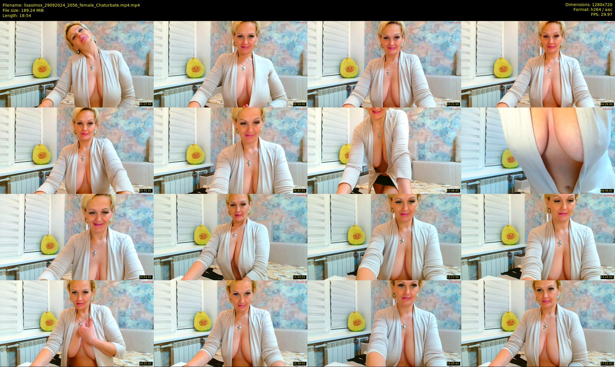 lisasimsx — 19 minute Chaturbate female cam show recording, 720p, Sep 29, 2024