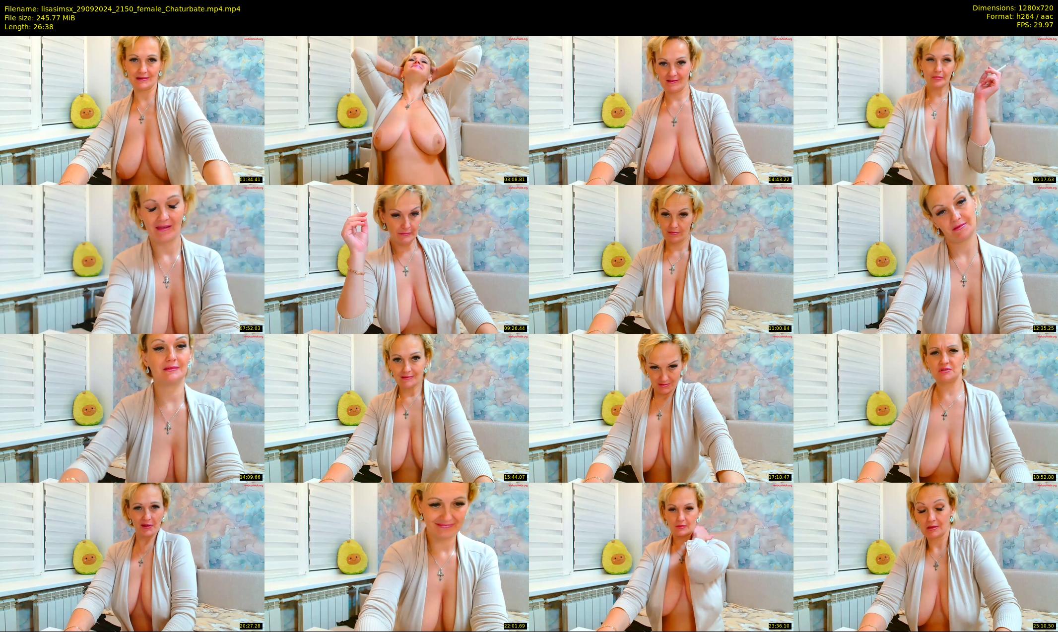lisasimsx — 27 minute Chaturbate female cam show recording, 720p, Sep 29, 2024