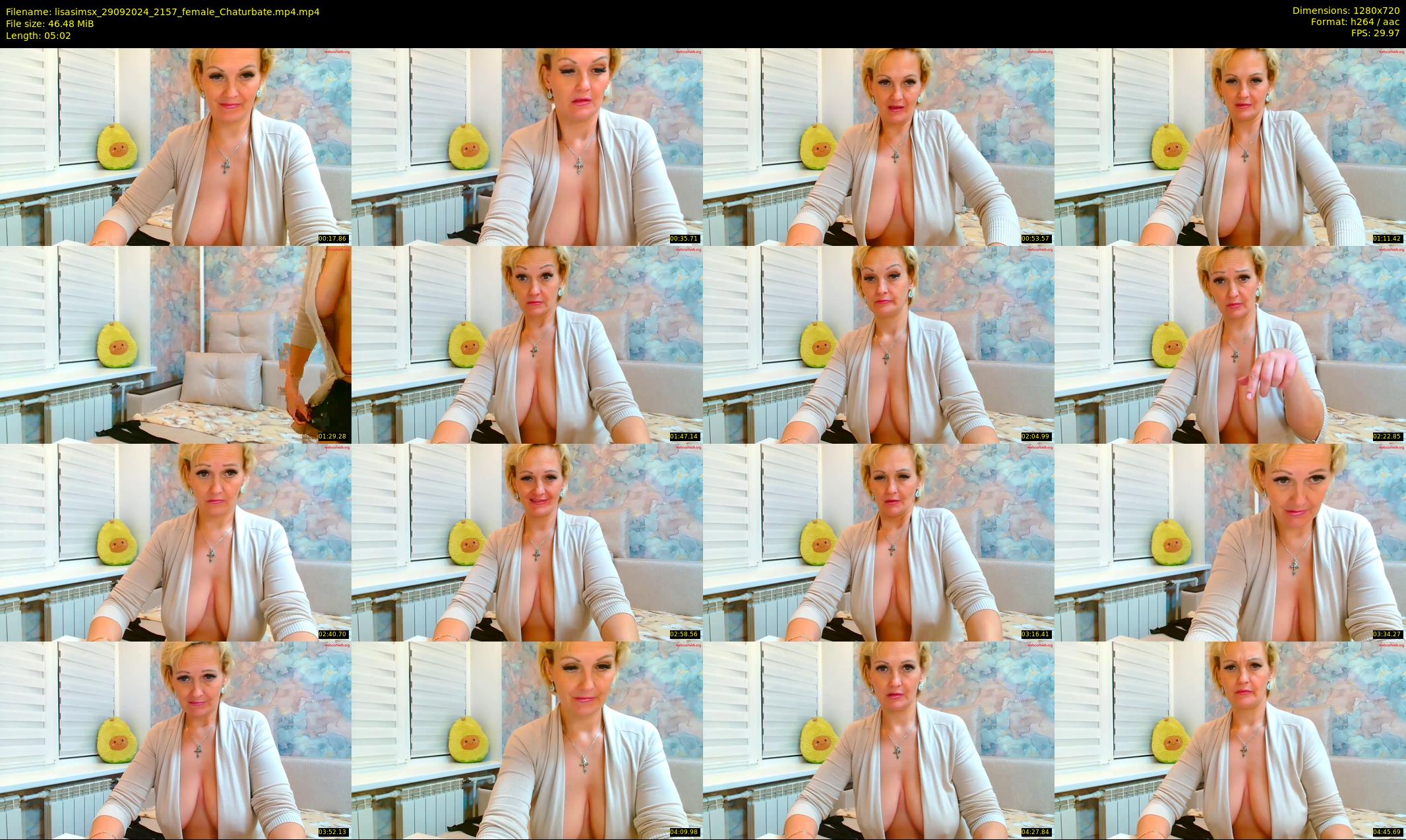 lisasimsx — 6 minute Chaturbate female cam show recording, 720p, Sep 29, 2024
