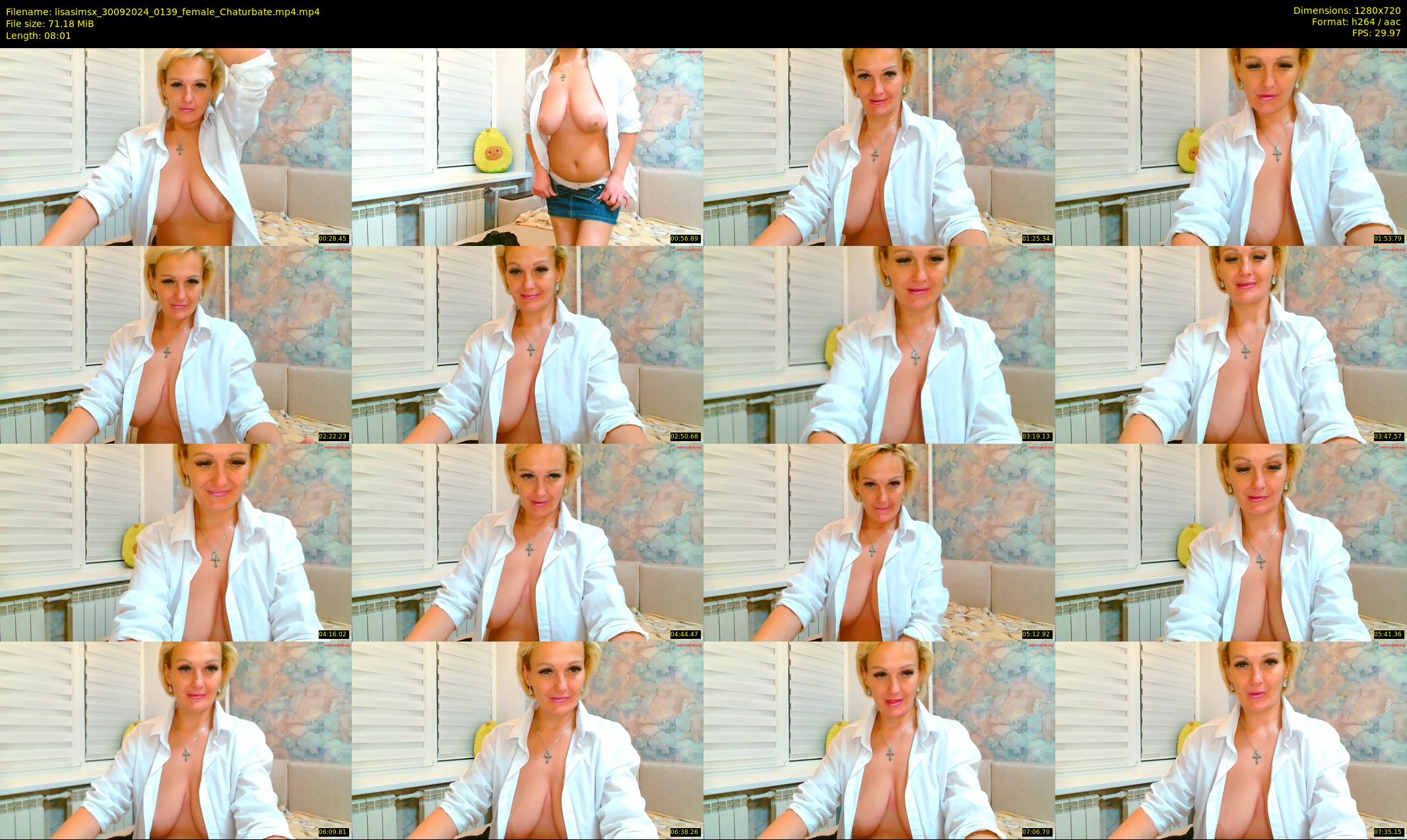 lisasimsx — 9 minute Chaturbate female cam show recording, 720p, Sep 30, 2024