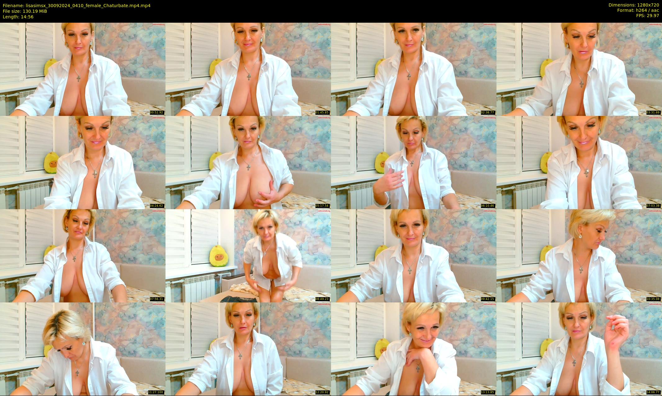 lisasimsx — 15 minute Chaturbate female cam show recording, 720p, Sep 30, 2024