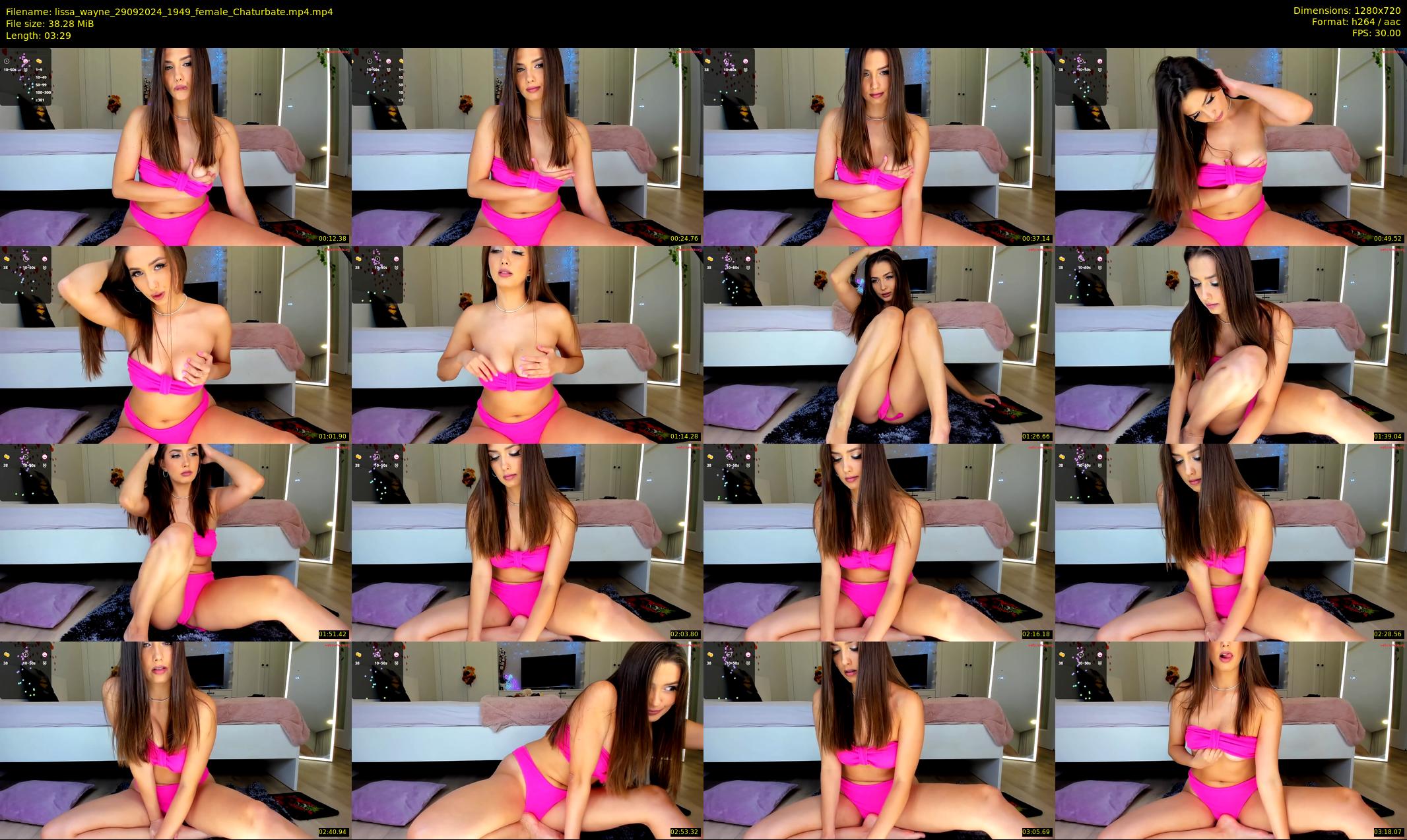 lissa_wayne — 4 minute Chaturbate female cam show recording, 720p, Sep 29, 2024