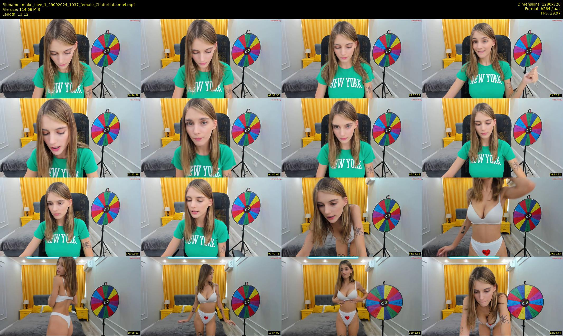 make_love_1 — 14 minute Chaturbate female cam show recording, 720p, Sep 29, 2024