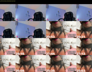 millie_brown21 — 10 minute Chaturbate female cam show recording, 720p, Sep 29, 2024