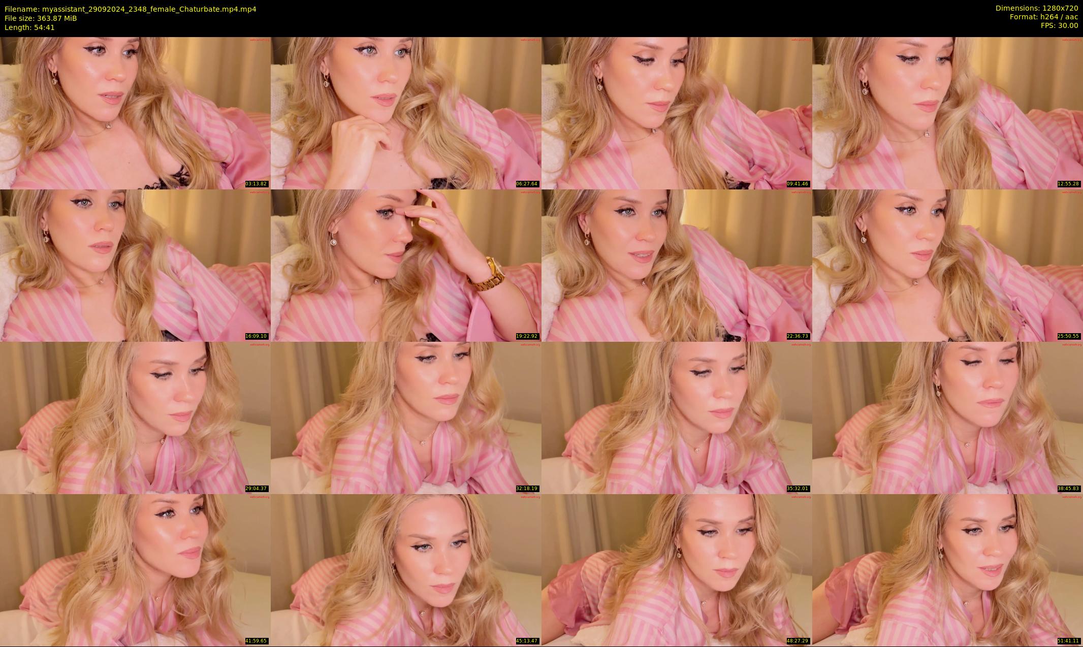 myassistant — 55 minute Chaturbate female cam show recording, 720p, Sep 29, 2024