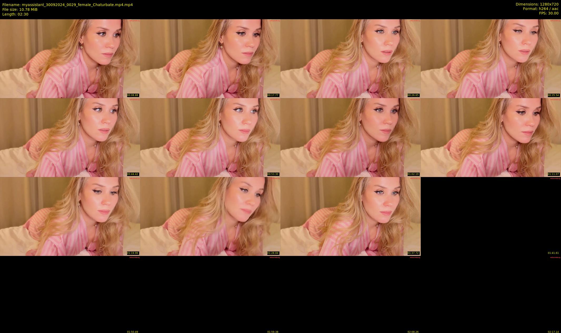 myassistant — 3 minute Chaturbate female cam show recording, 720p, Sep 30, 2024