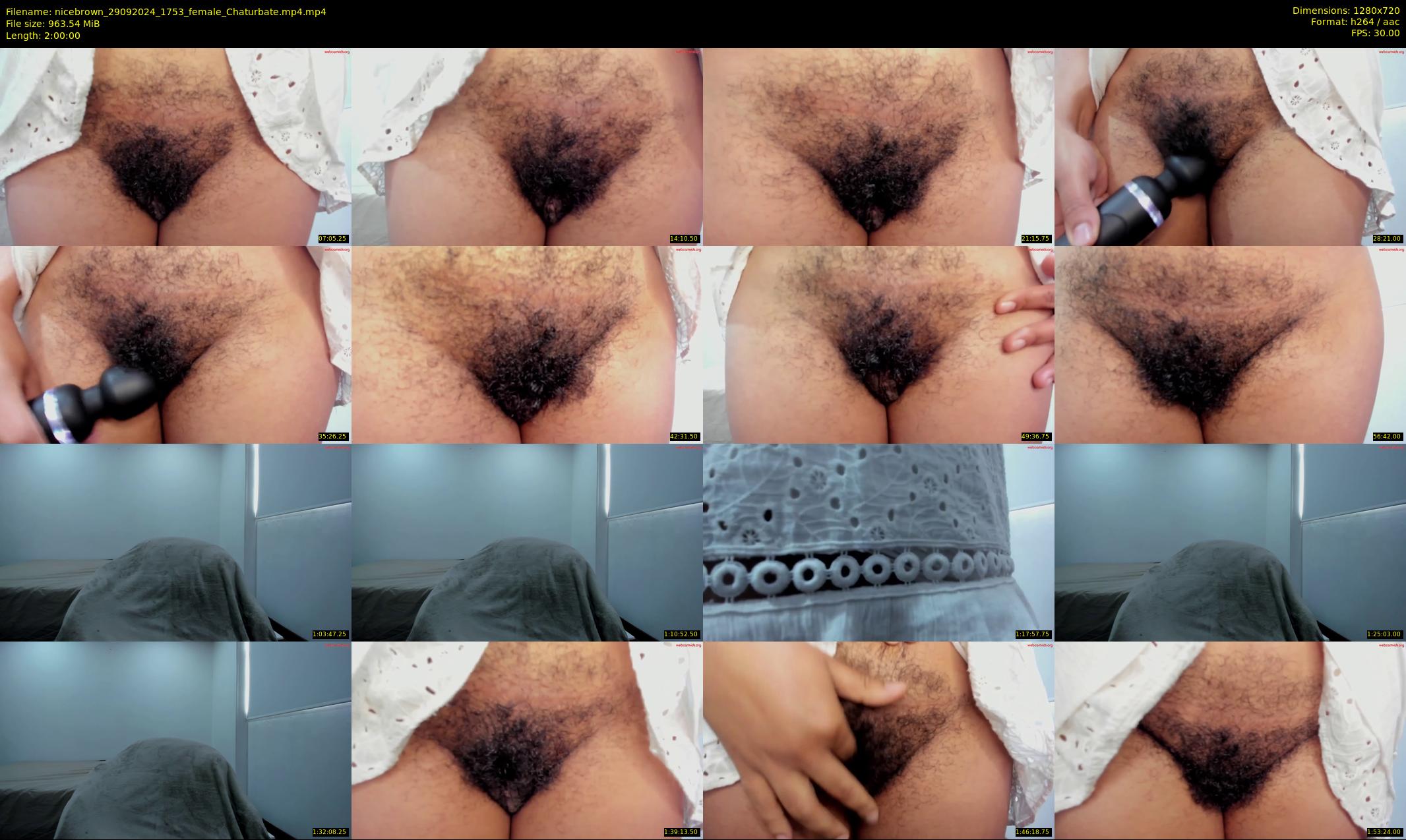 nicebrown — 120 minute Chaturbate female cam show recording, 720p, Sep 29, 2024