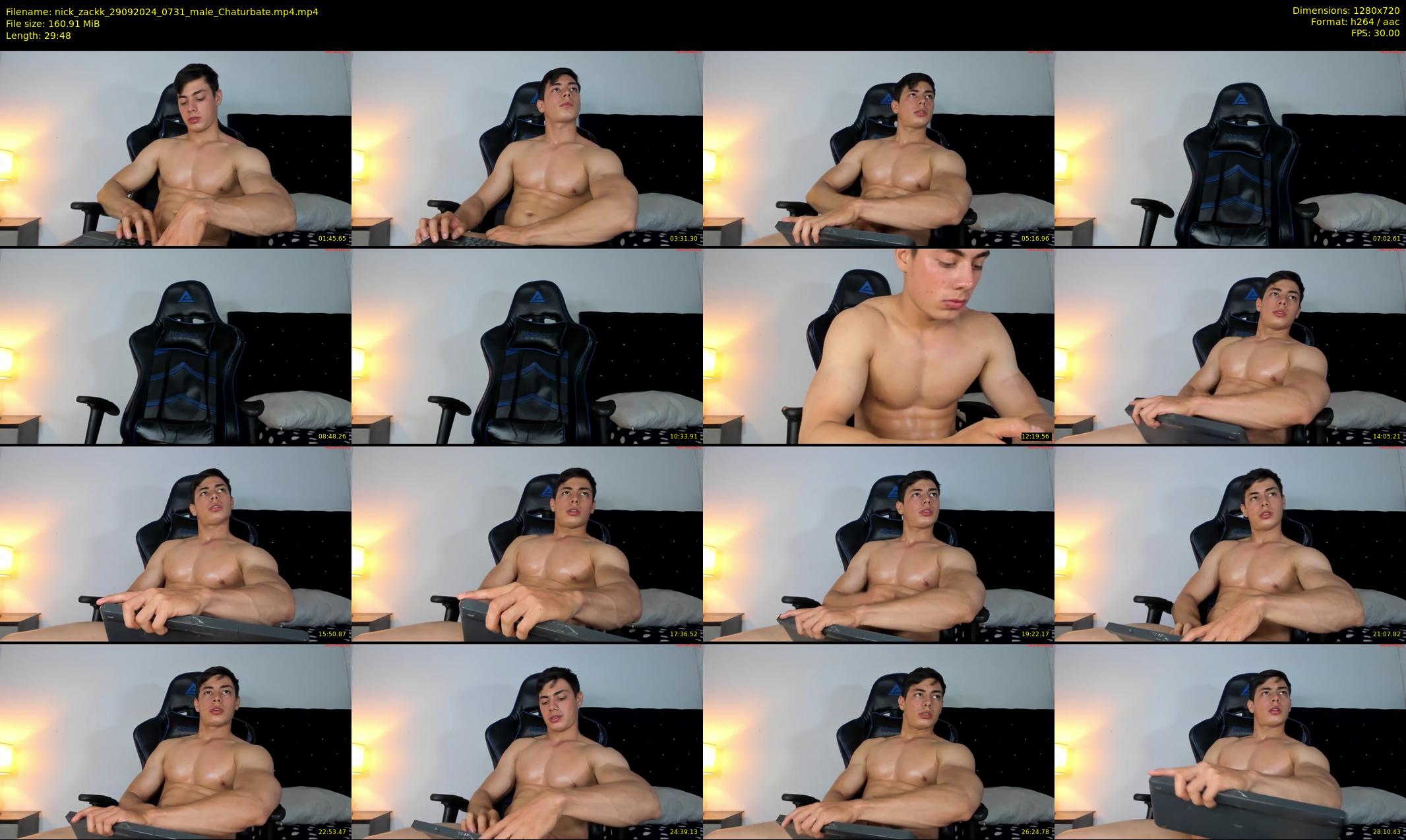 nick_zackk — 30 minute Chaturbate male cam show recording, 720p, Sep 29, 2024