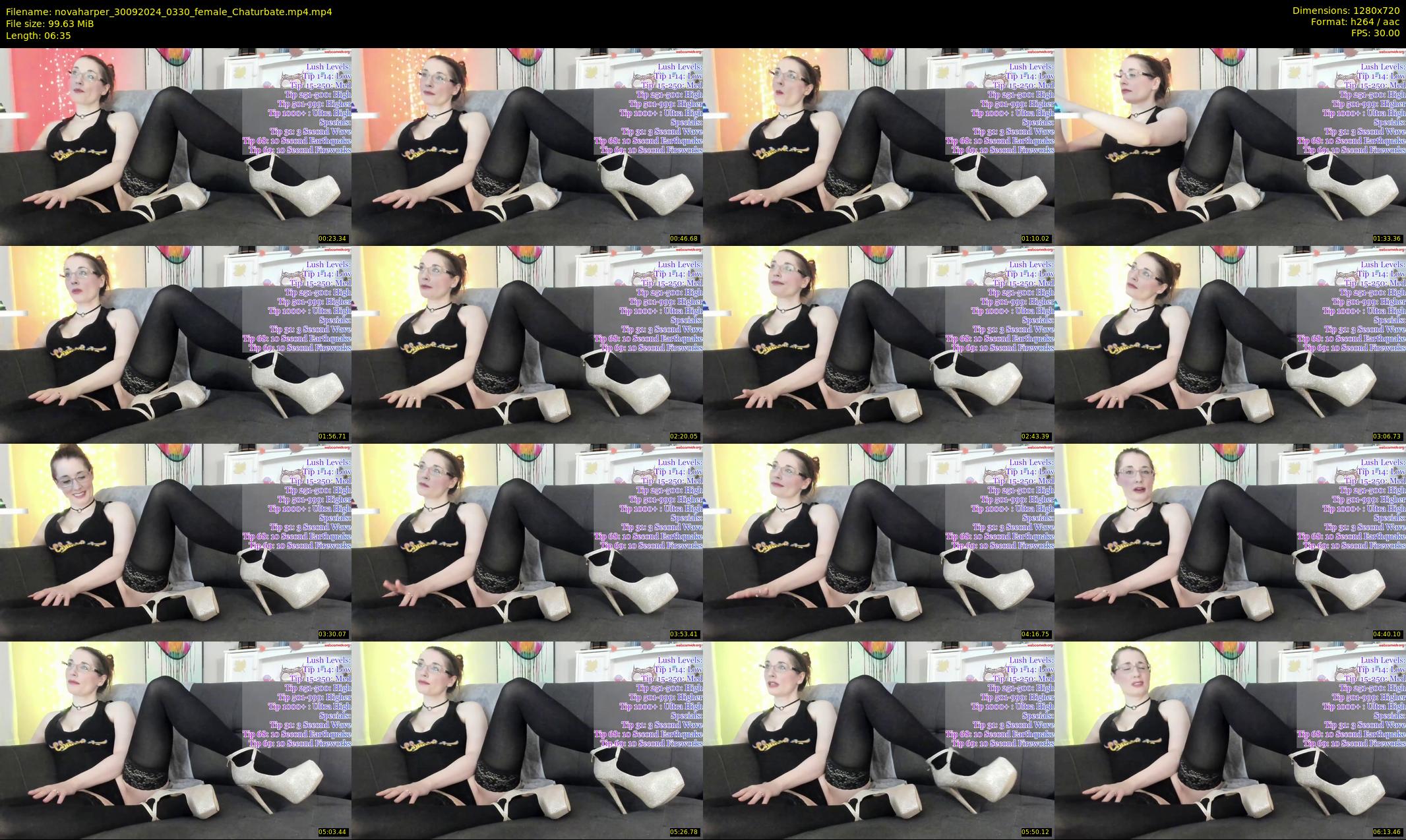 novaharper — 7 minute Chaturbate female cam show recording, 720p, Sep 30, 2024