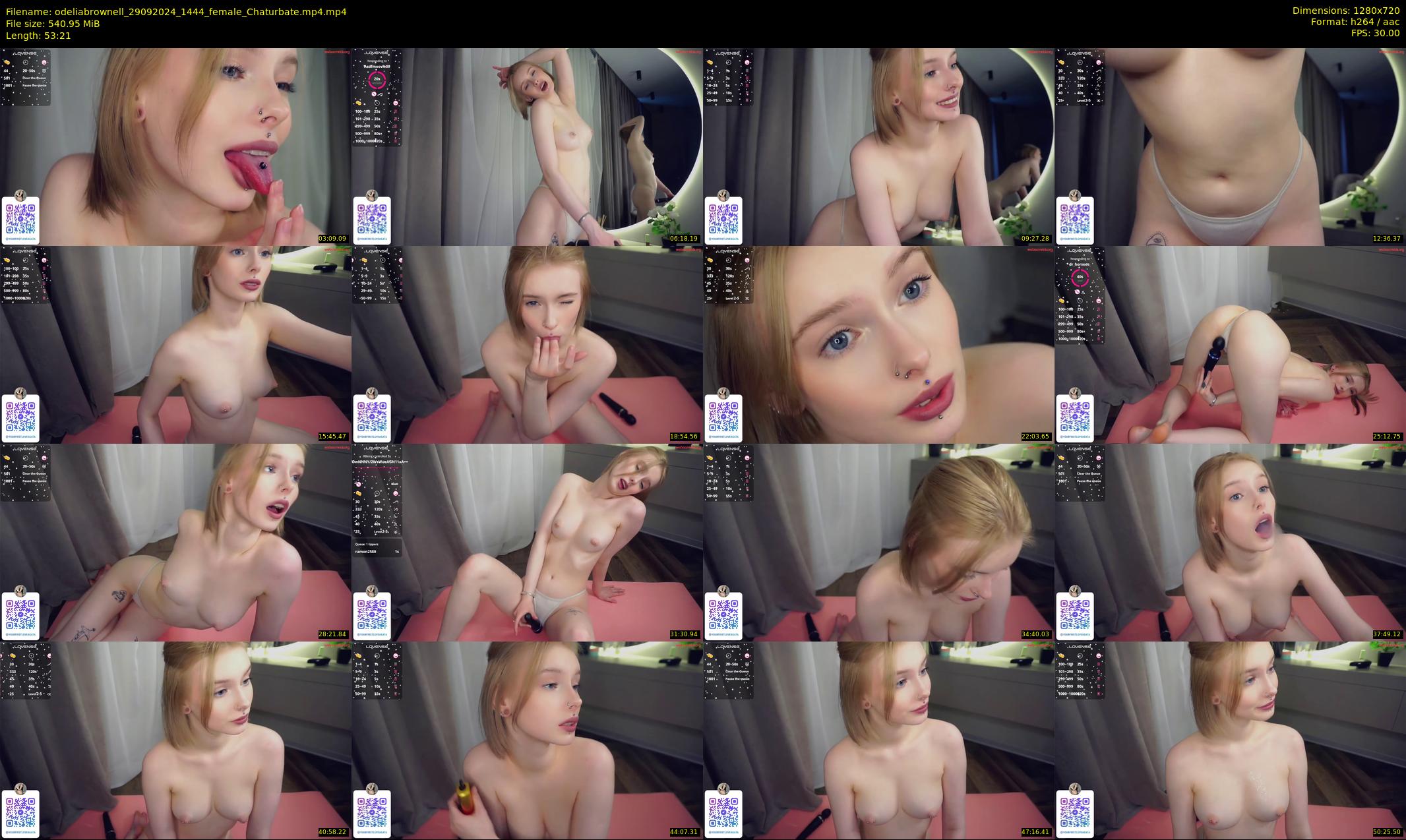 odeliabrownell — 54 minute Chaturbate female cam show recording, 720p, Sep 29, 2024