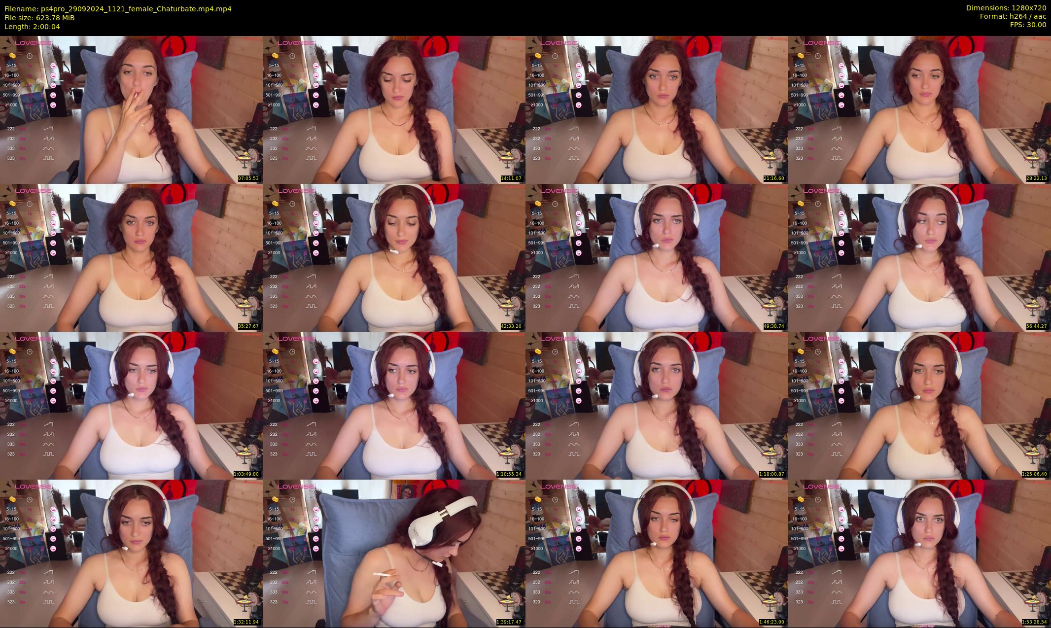 ps4pro — 121 minute Chaturbate female cam show recording, 720p, Sep 29, 2024