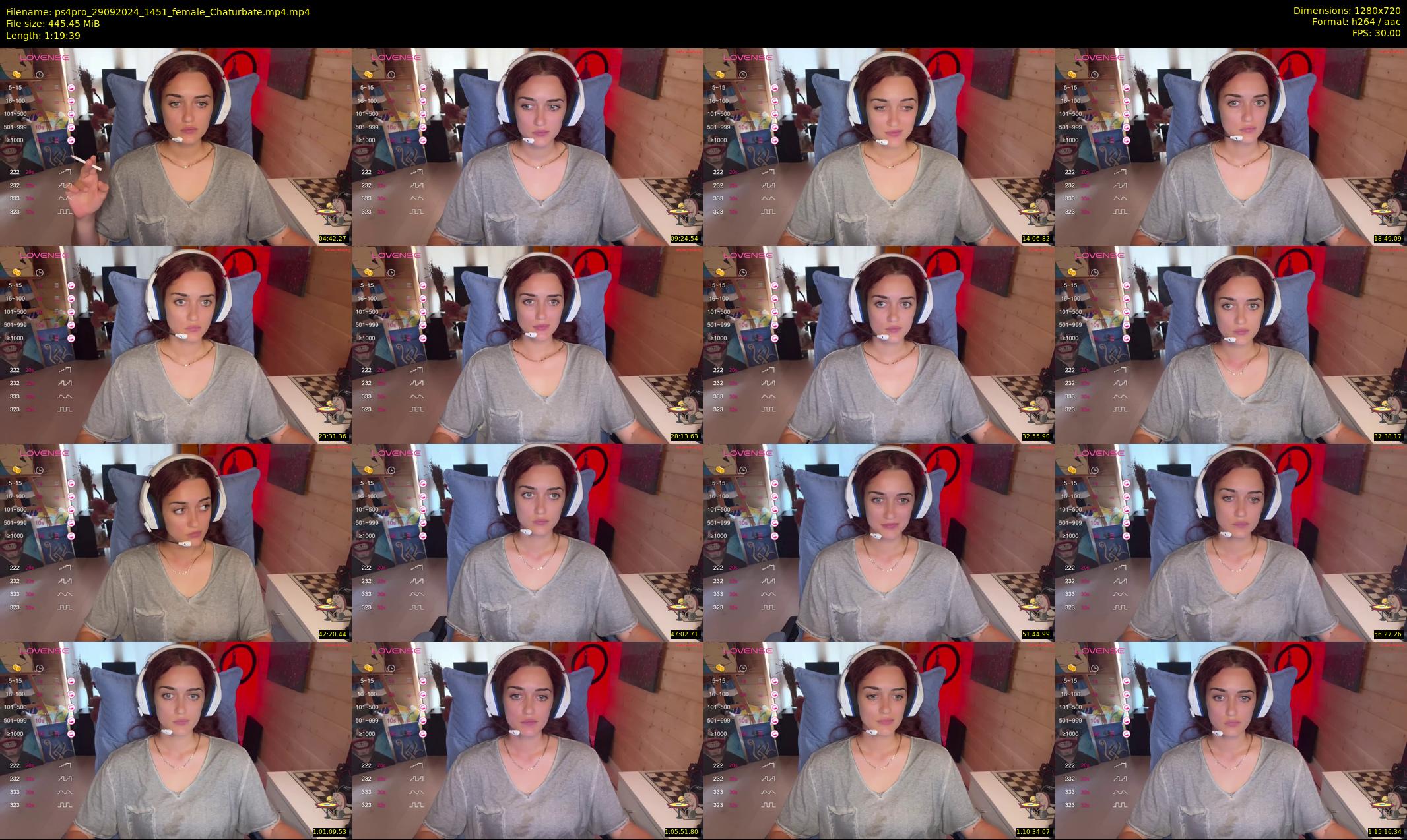 ps4pro — 80 minute Chaturbate female cam show recording, 720p, Sep 29, 2024