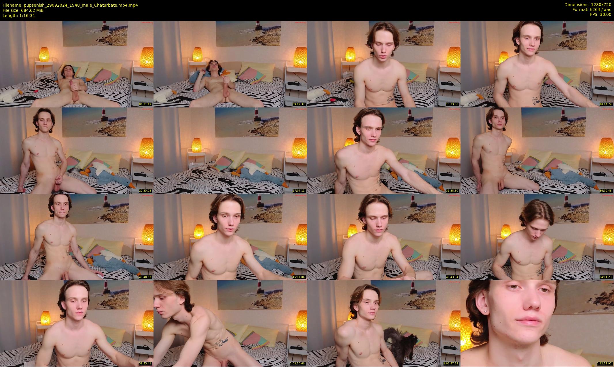 pupsenish — 77 minute Chaturbate male cam show recording, 720p, Sep 29, 2024
