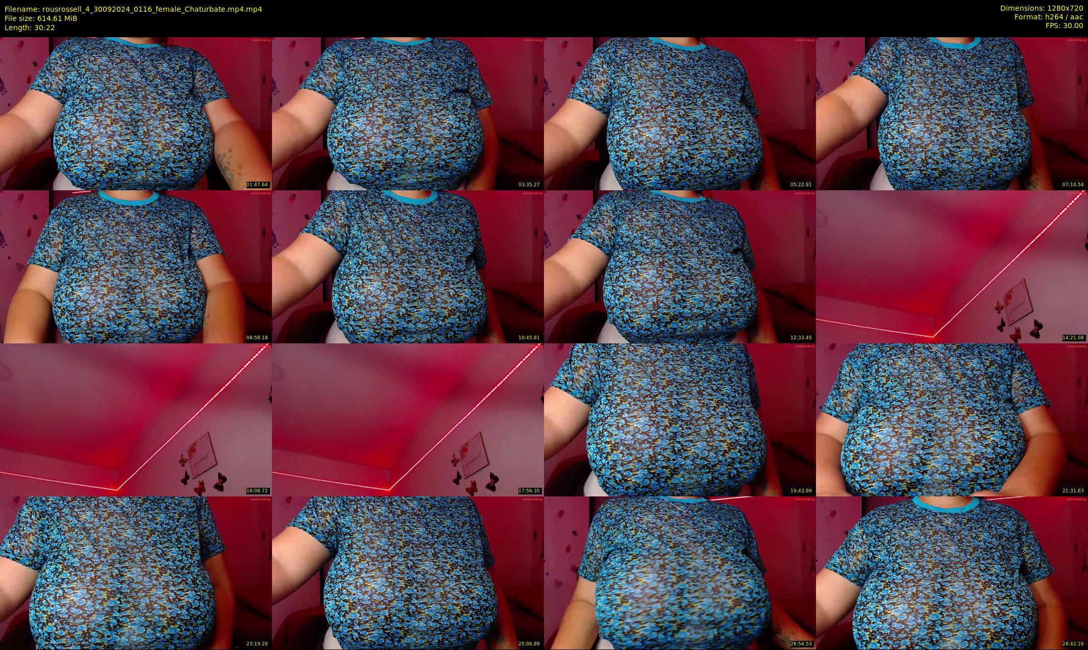 rousrossell_4 — 31 minute Chaturbate female cam show recording, 720p, Sep 30, 2024