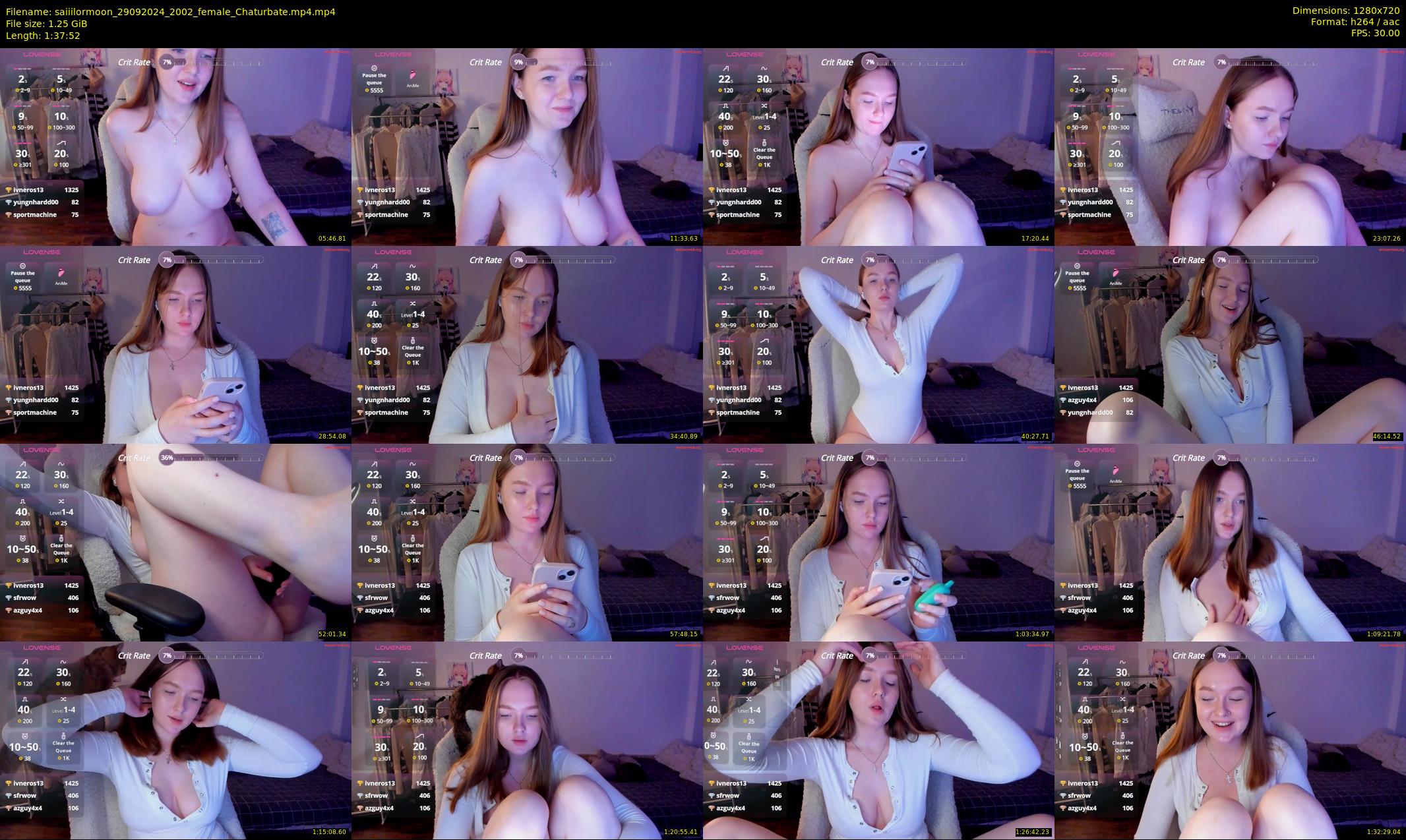 saiiilormoon — 98 minute Chaturbate female cam show recording, 720p, Sep 29, 2024