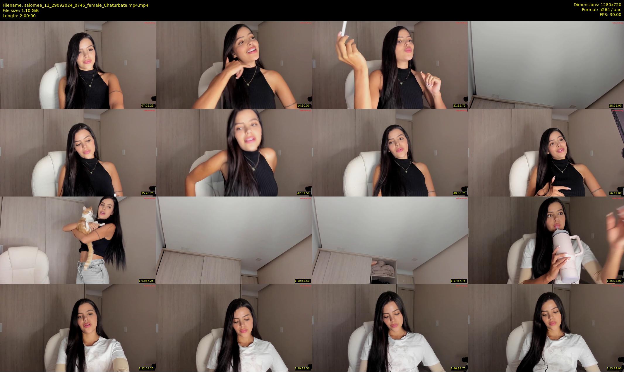 salomee_11 — 120 minute Chaturbate female cam show recording, 720p, Sep 29, 2024