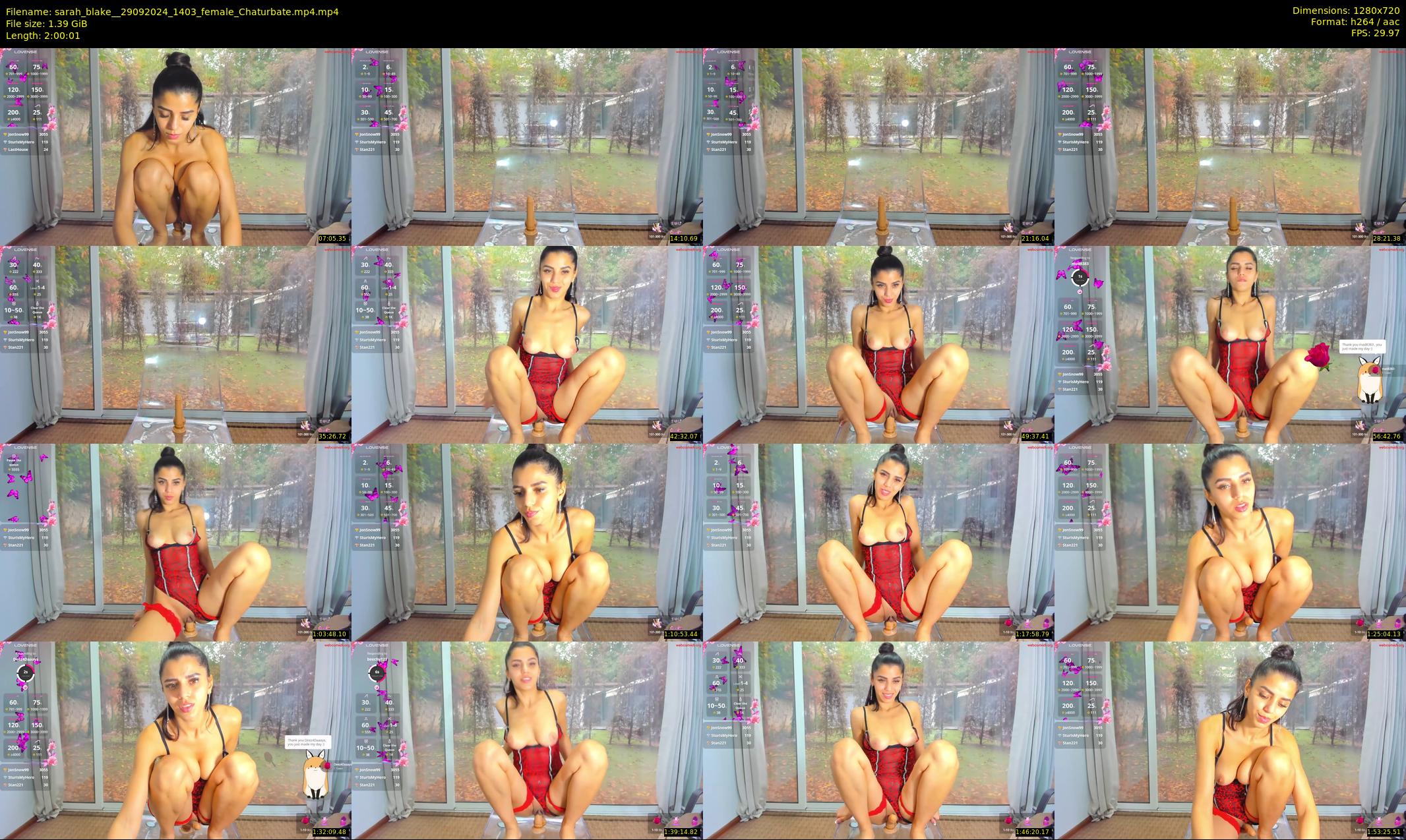 sarah_blake_ — 121 minute Chaturbate female cam show recording, 720p, Sep 29, 2024