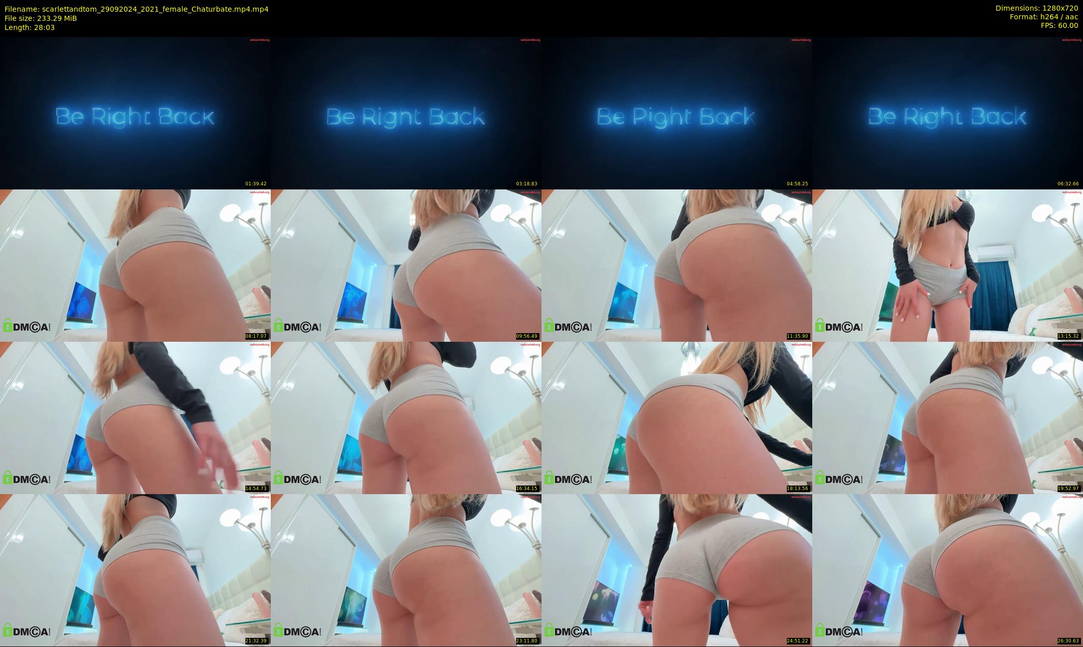 scarlettandtom — 29 minute Chaturbate couple cam show recording, 720p, Sep 29, 2024