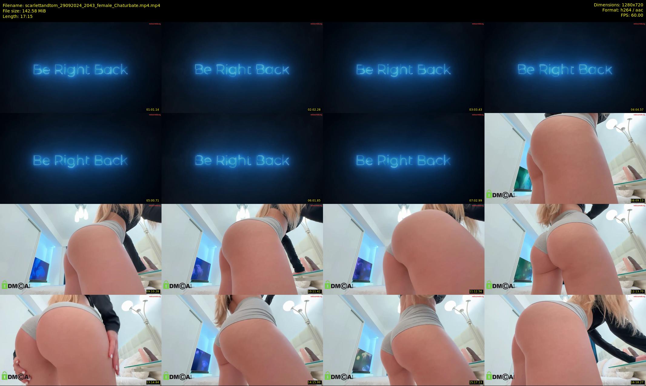 scarlettandtom — 18 minute Chaturbate couple cam show recording, 720p, Sep 29, 2024