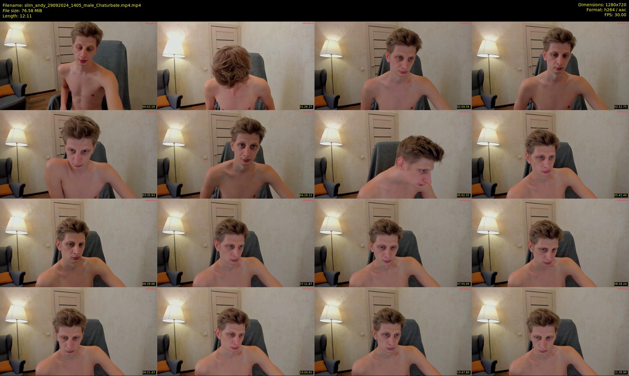 slim_andy — 13 minute Chaturbate male cam show recording, 720p, Sep 29, 2024