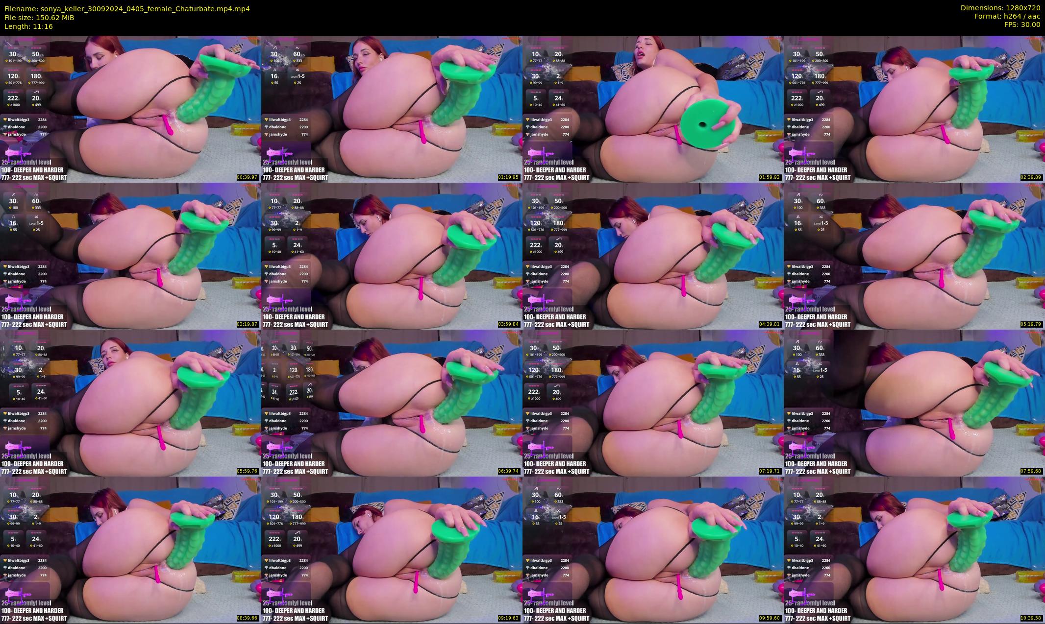 sonya_keller — 12 minute Chaturbate female cam show recording, 720p, Sep 30, 2024