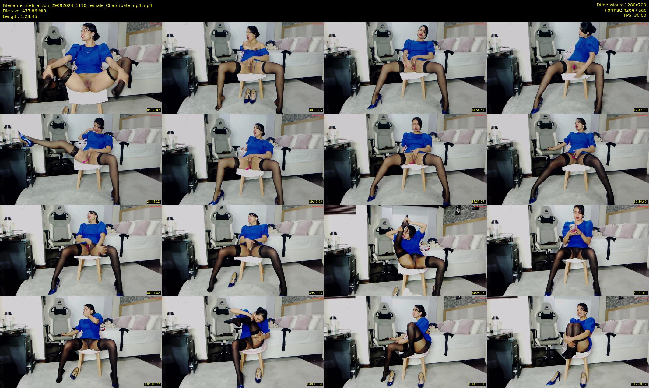 stefi_alizon — 84 minute Chaturbate female cam show recording, 720p, Sep 29, 2024