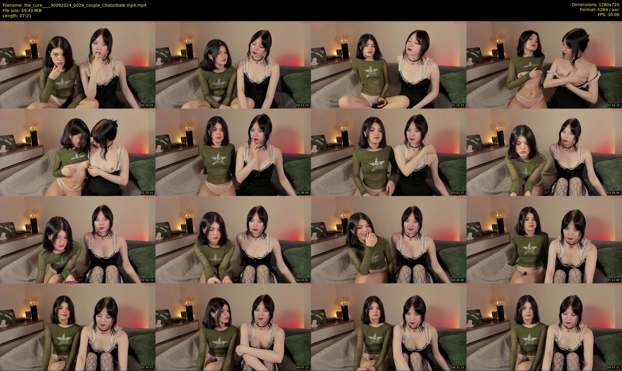 the_cure___ — 8 minute Chaturbate couple cam show recording, 720p, Sep 30, 2024