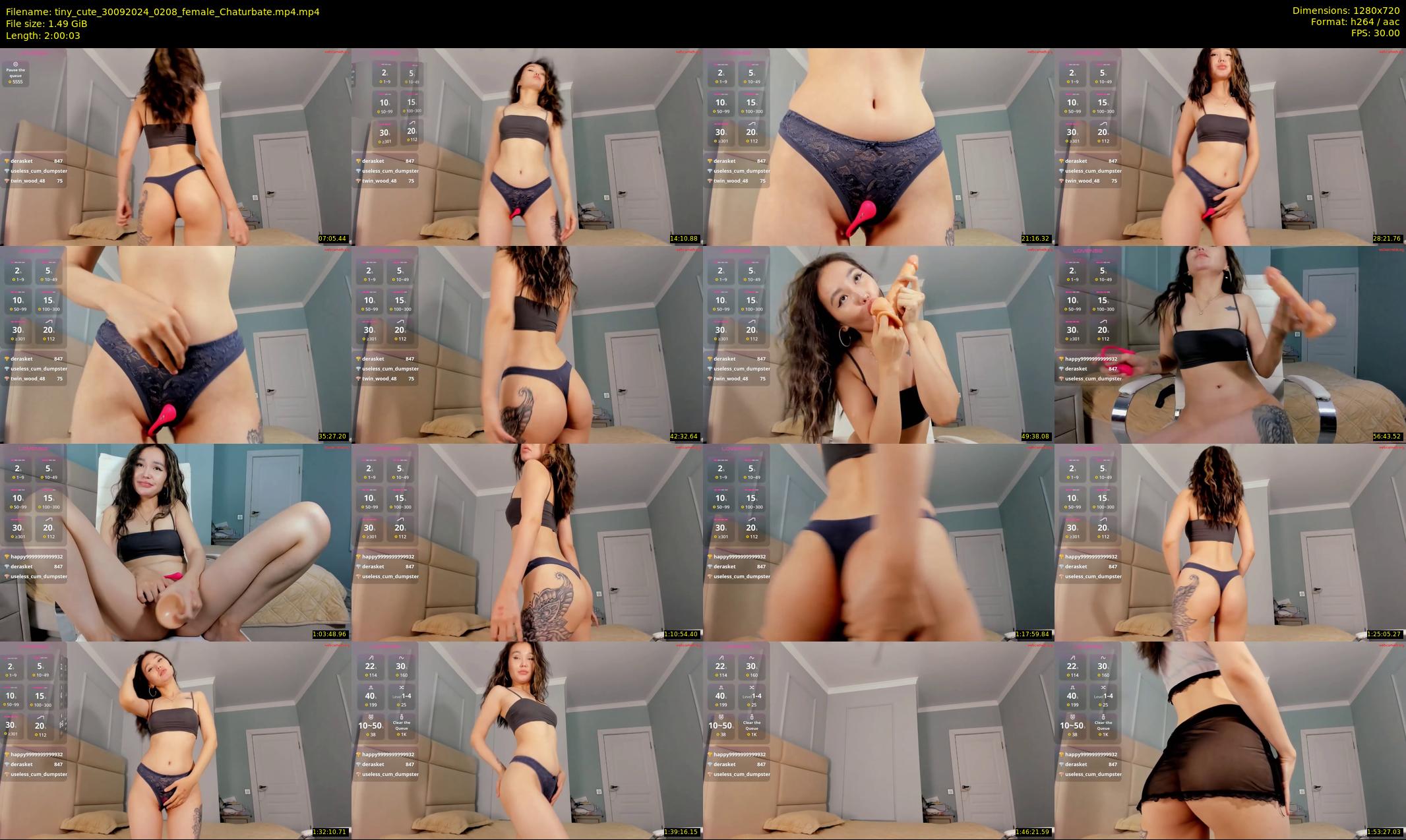 tiny_cute — 121 minute Chaturbate female cam show recording, 720p, Sep 30, 2024
