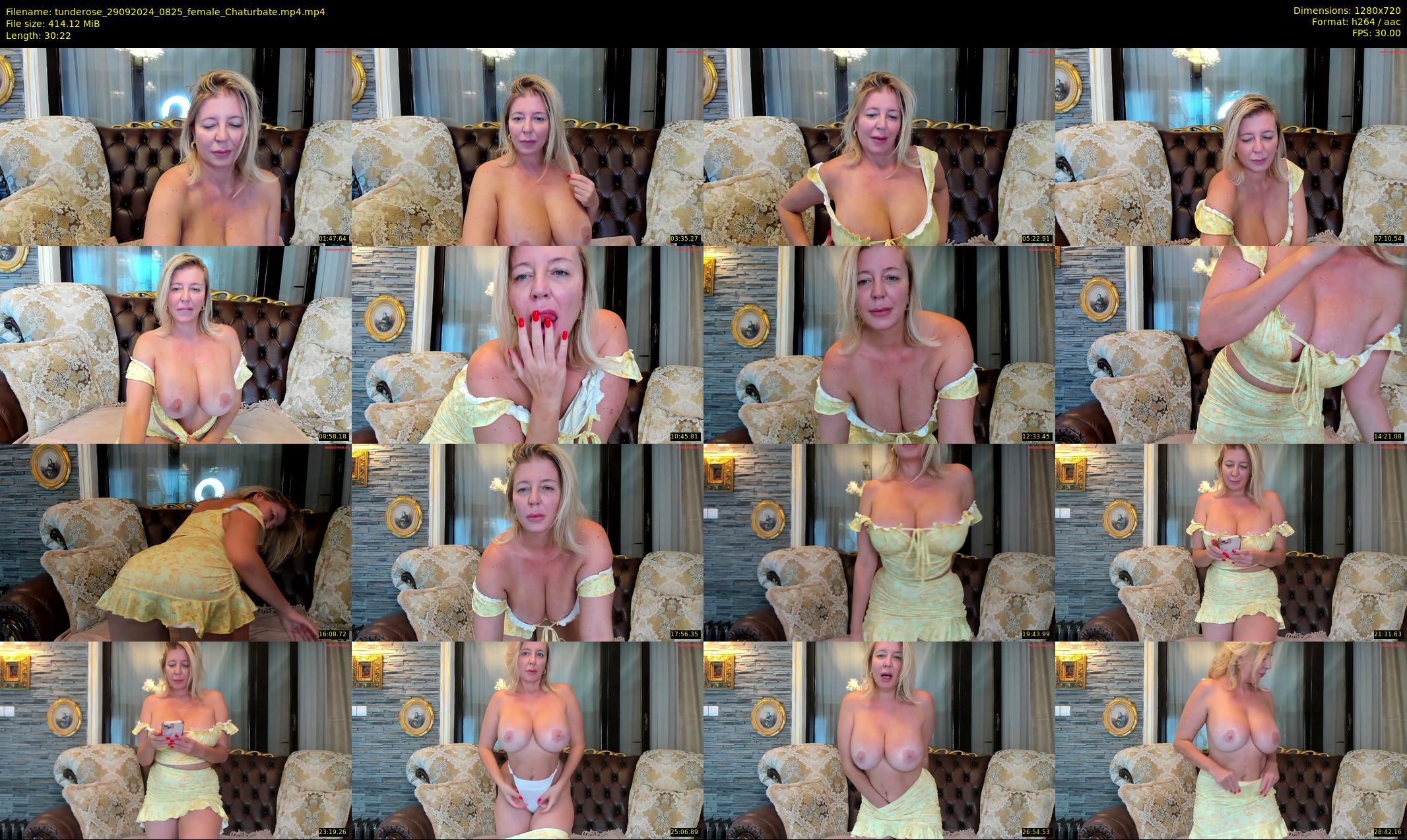 tunderose — 31 minute Chaturbate female cam show recording, 720p, Sep 29, 2024
