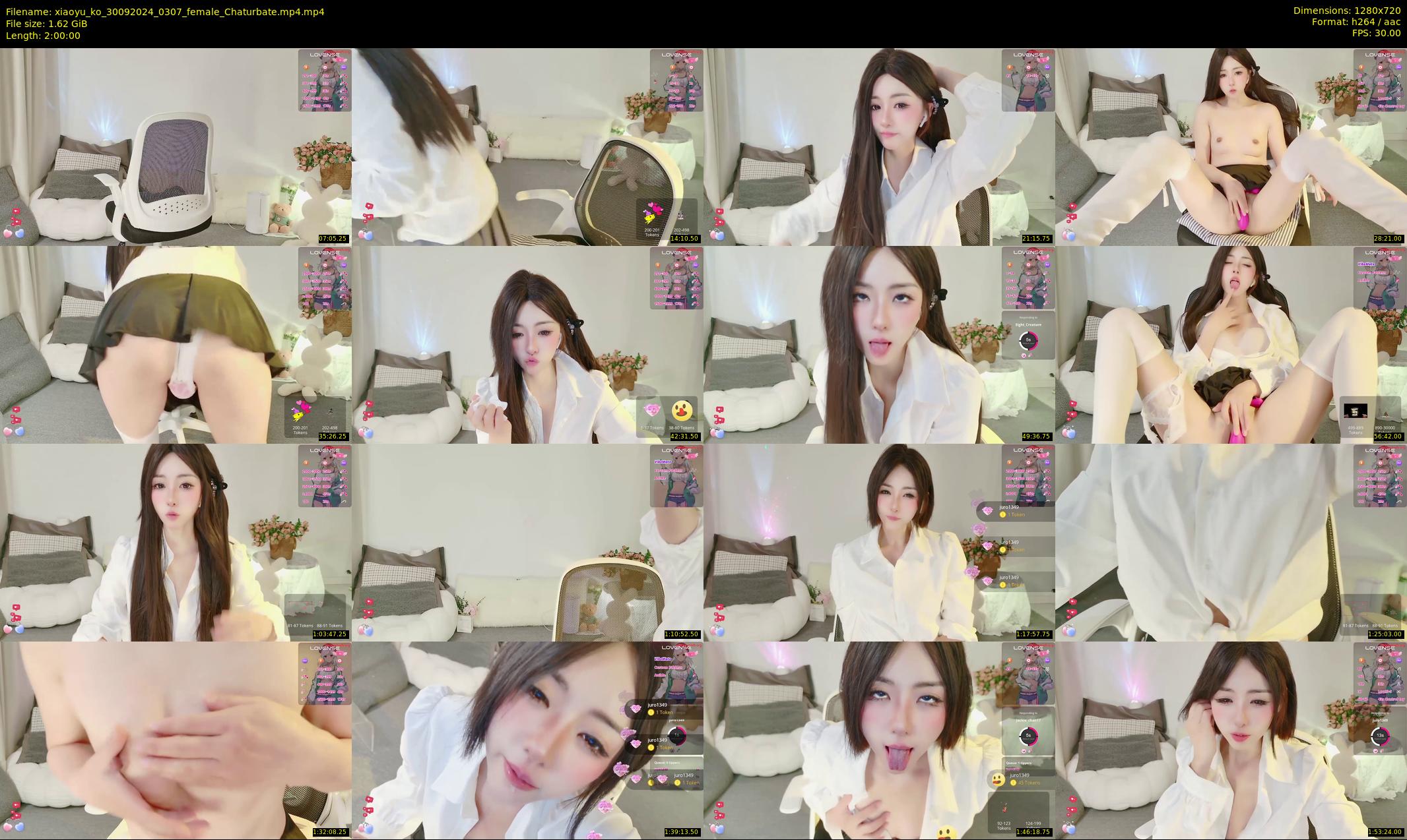 xiaoyu_ko — 120 minute Chaturbate female cam show recording, 720p, Sep 30, 2024
