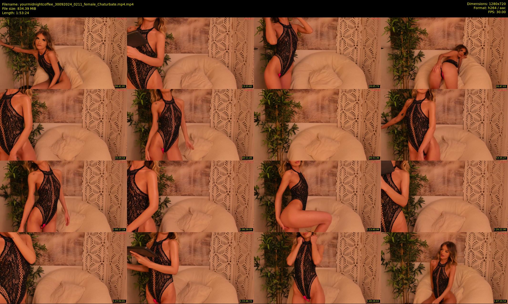yourmidnightcoffee — 114 minute Chaturbate female cam show recording, 720p, Sep 30, 2024