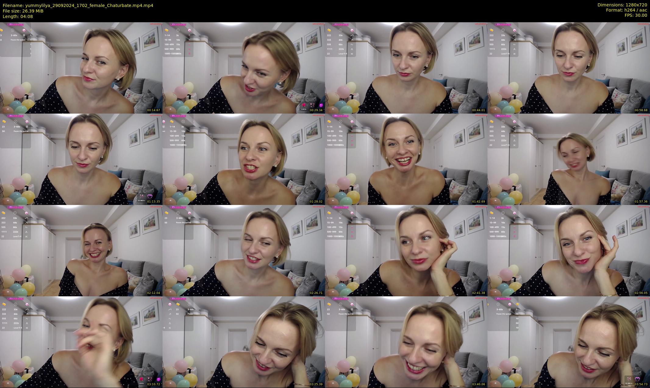 yummylilya — 5 minute Chaturbate female cam show recording, 720p, Sep 29, 2024