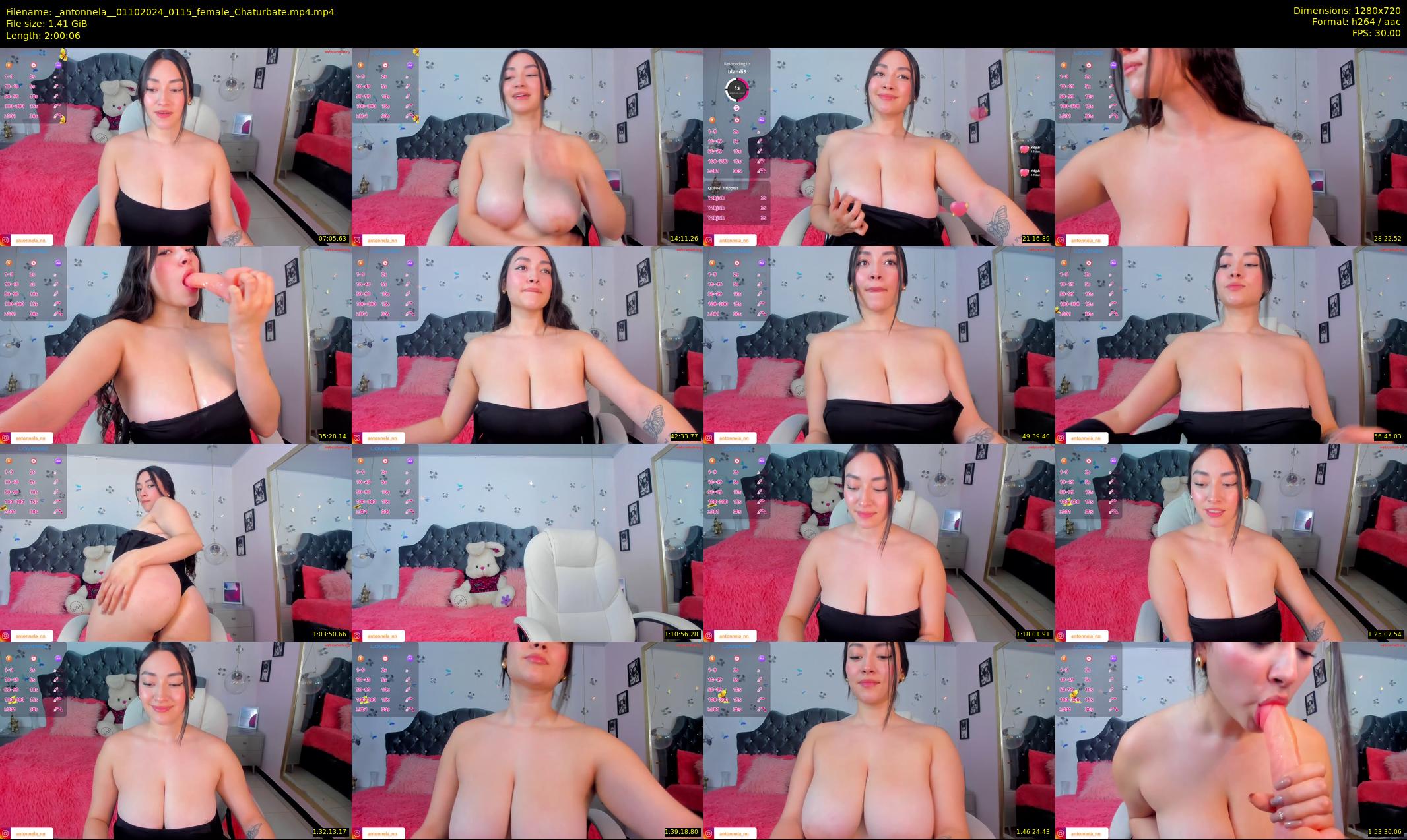 _antonnela_ — 121 minute Chaturbate female cam show recording, 720p, Oct 1, 2024