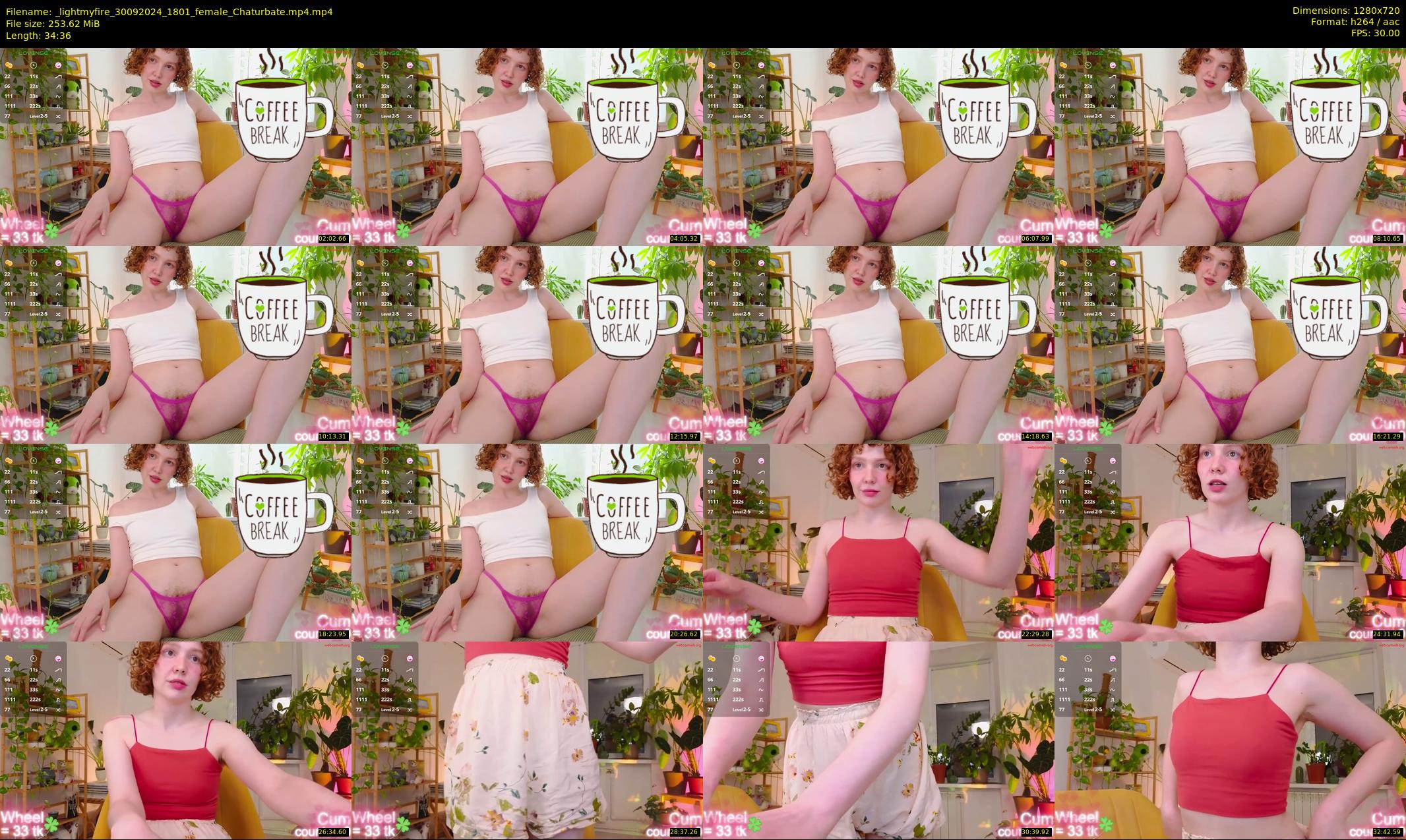 _lightmyfire — 35 minute Chaturbate female cam show recording, 720p, Sep 30, 2024