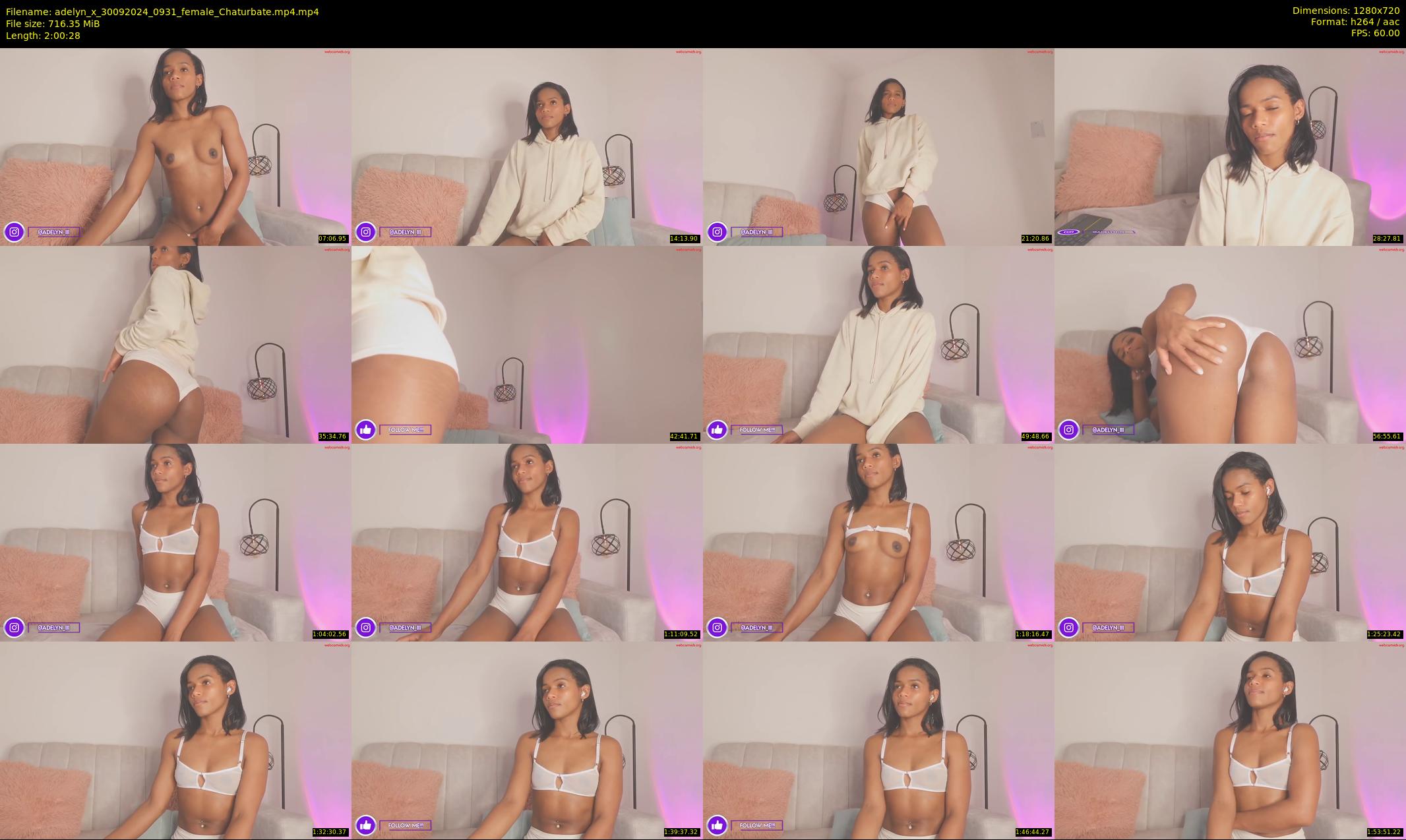 adelyn_x — 121 minute Chaturbate female cam show recording, 720p, Sep 30, 2024