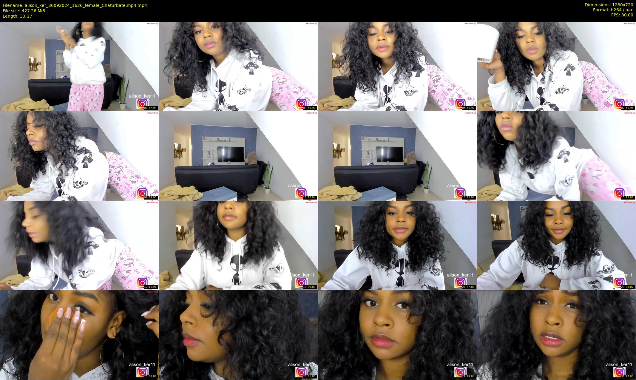 alison_ker — 34 minute Chaturbate female cam show recording, 720p, Sep 30, 2024
