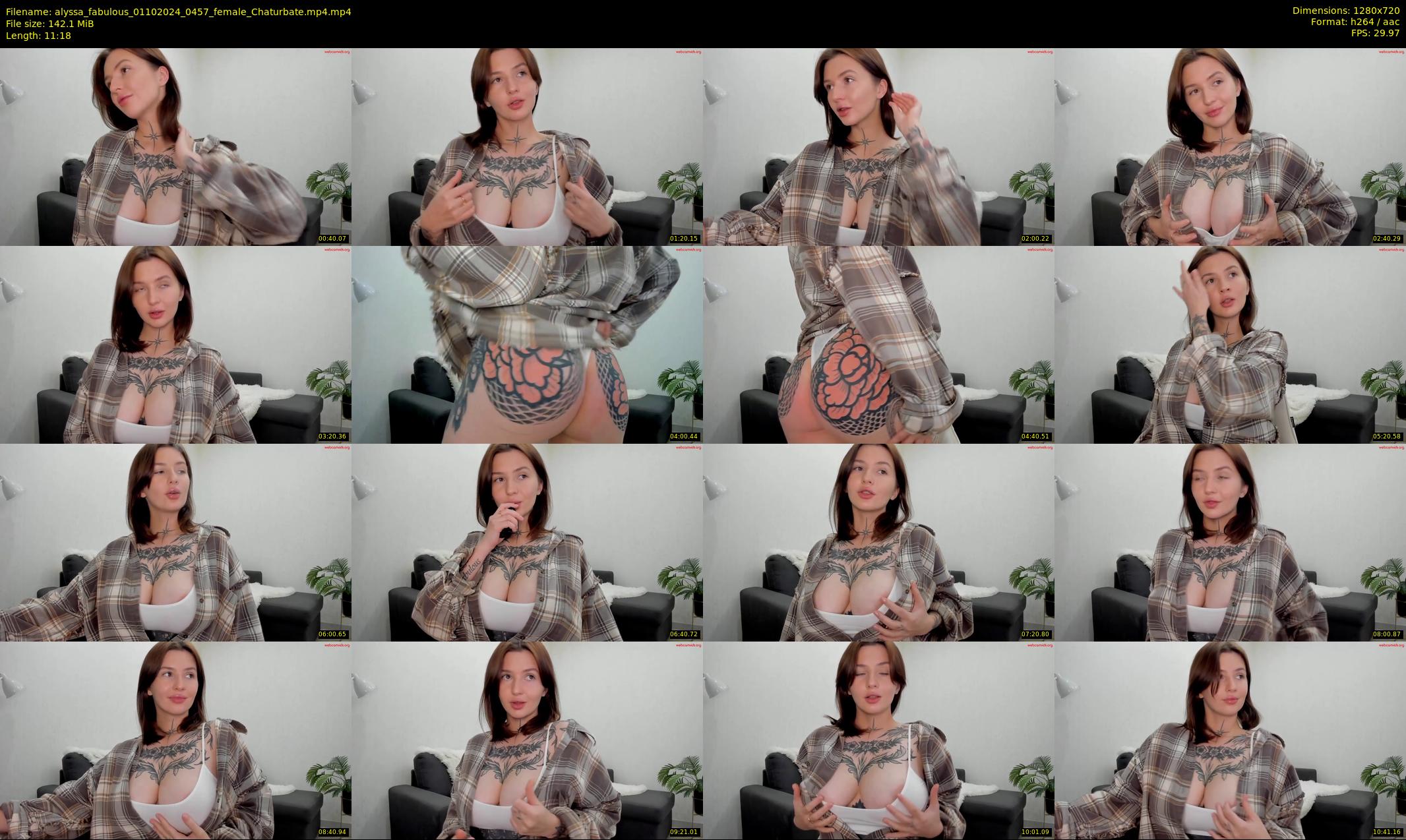 alyssa_fabulous — 12 minute Chaturbate female cam show recording, 720p, Oct 1, 2024