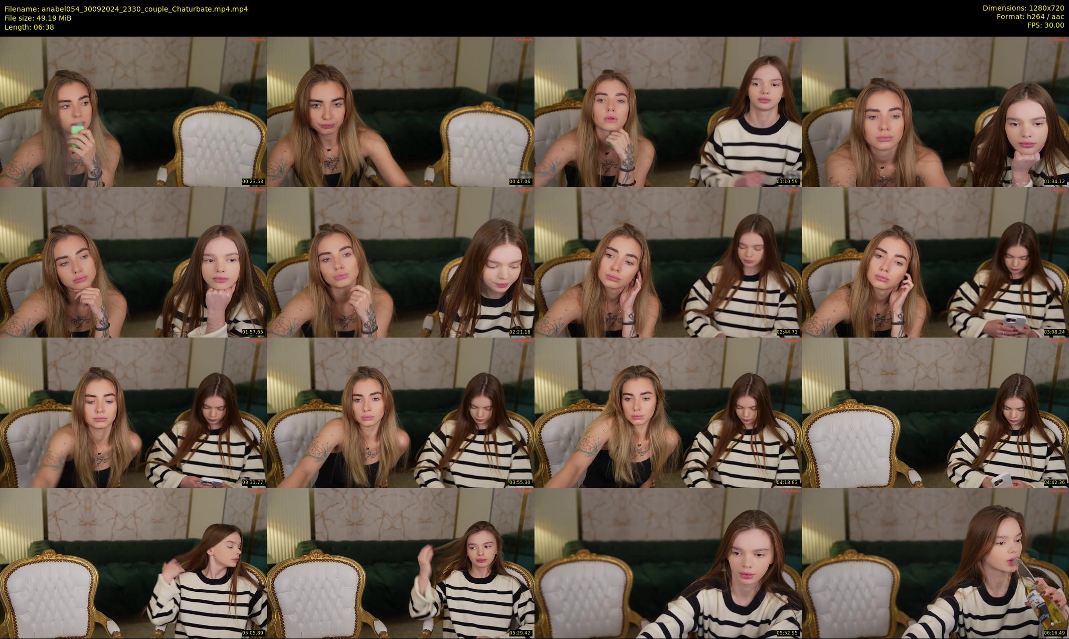 anabel054 — 7 minute Chaturbate female cam show recording, 720p, Sep 30, 2024