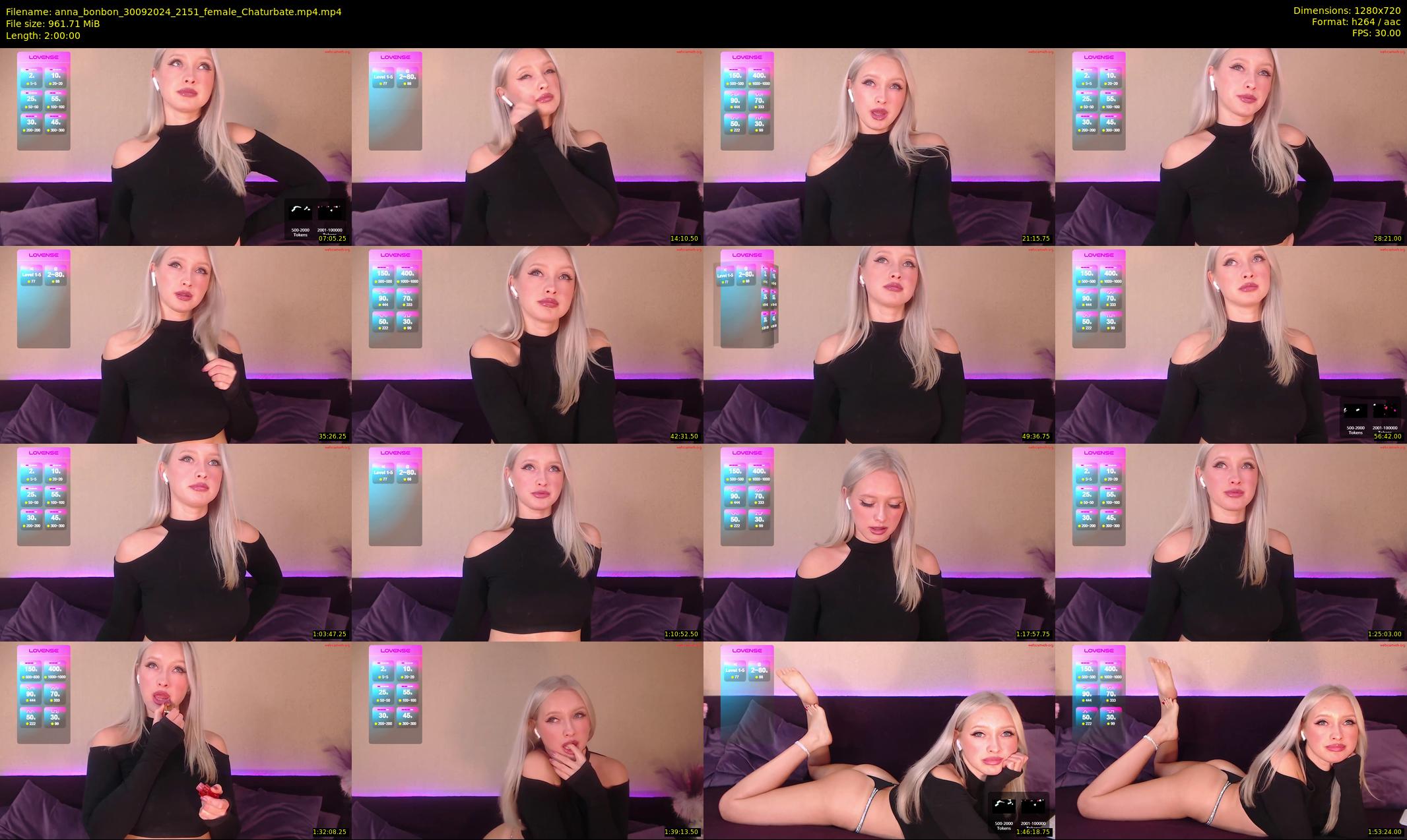 anna_bonbon — 120 minute Chaturbate female cam show recording, 720p, Sep 30, 2024