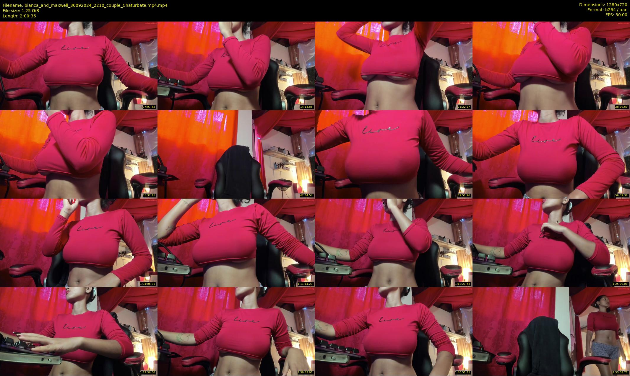 bianca_and_maxwell — 121 minute Chaturbate couple cam show recording, 720p, Sep 30, 2024