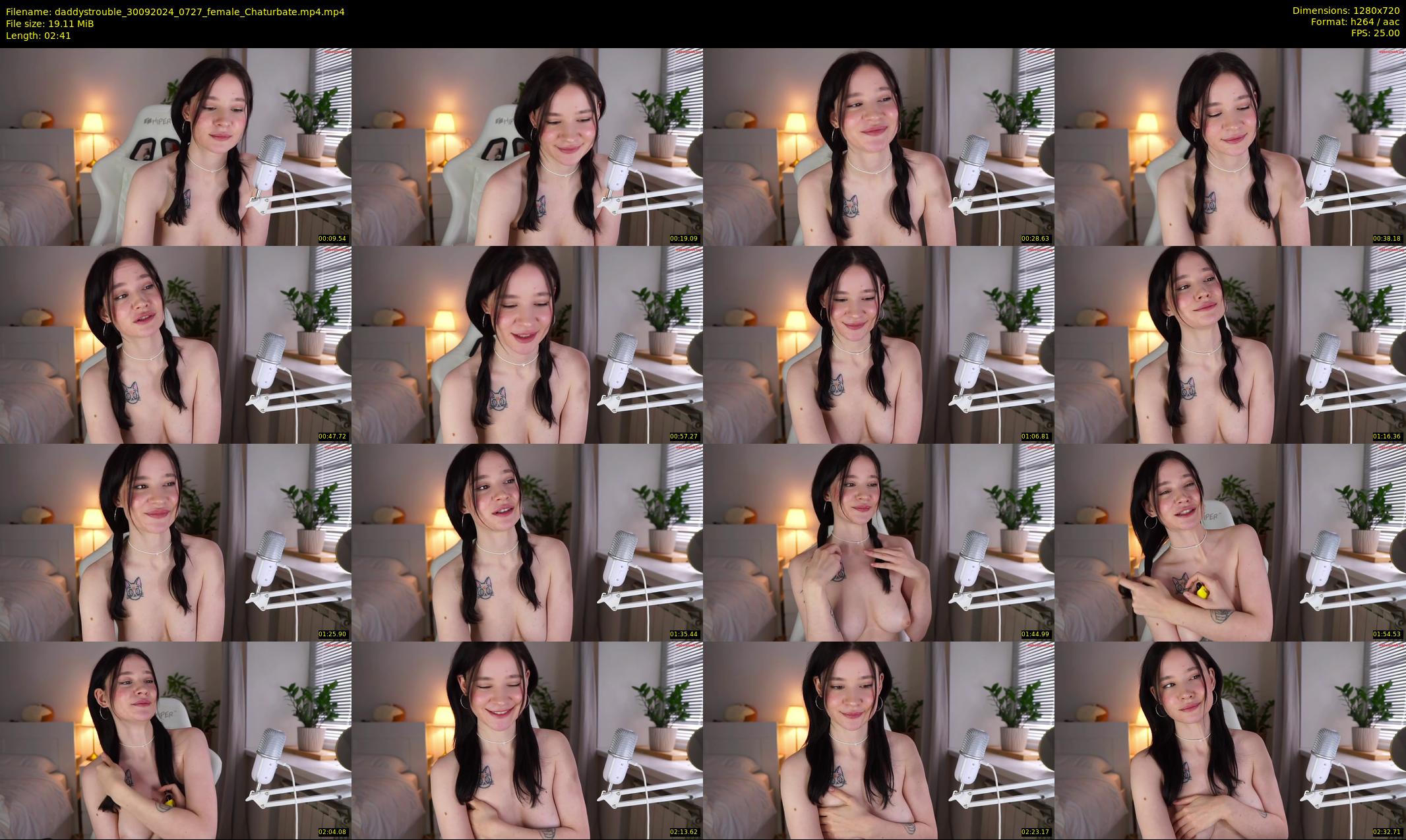 daddystrouble — 3 minute Chaturbate female cam show recording, 720p, Sep 30, 2024