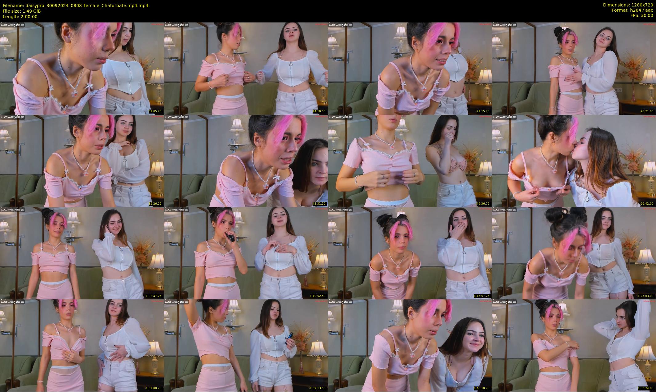 daisypro — 120 minute Chaturbate couple cam show recording, 720p, Sep 30, 2024